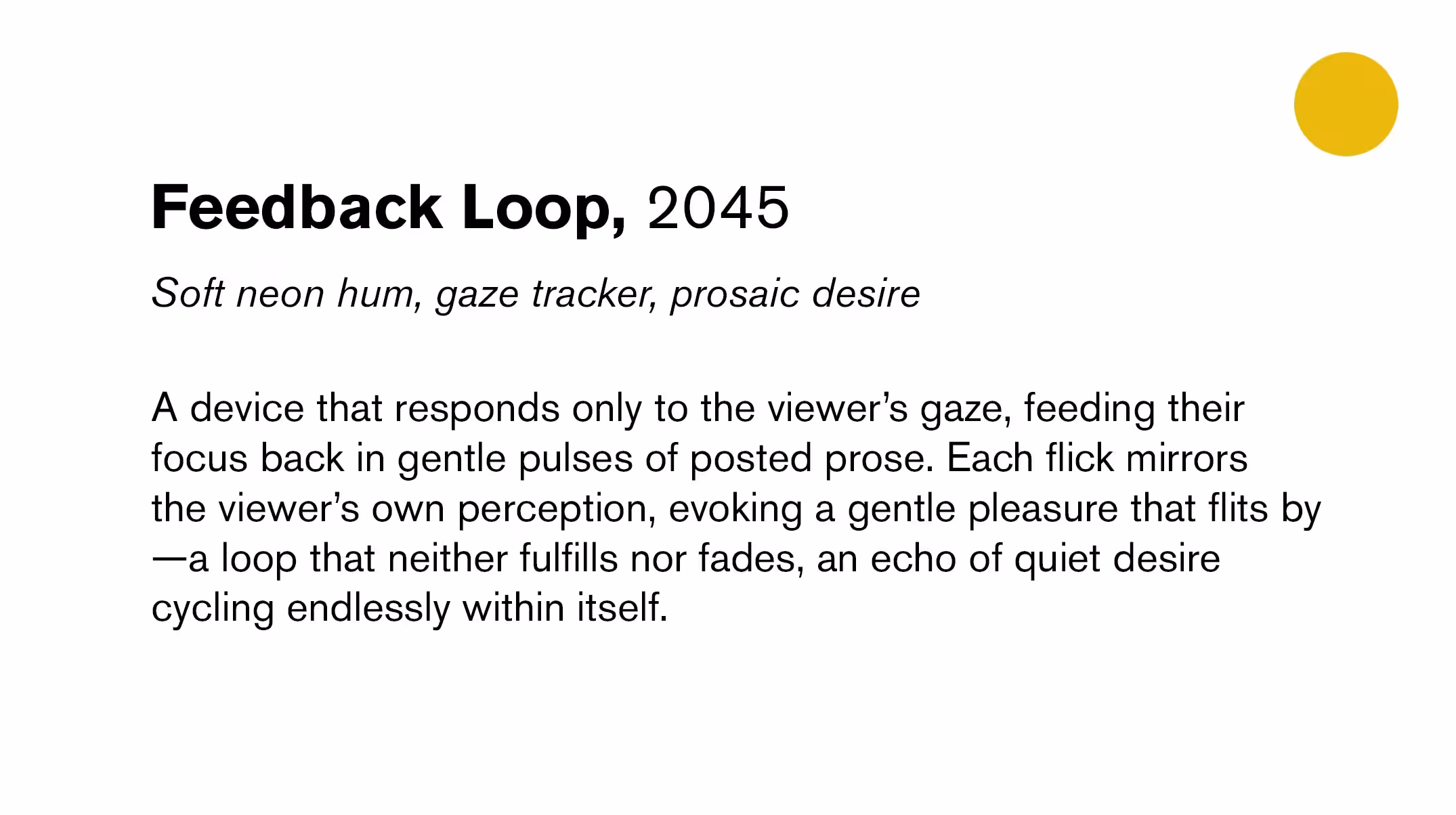 Feedback Loop