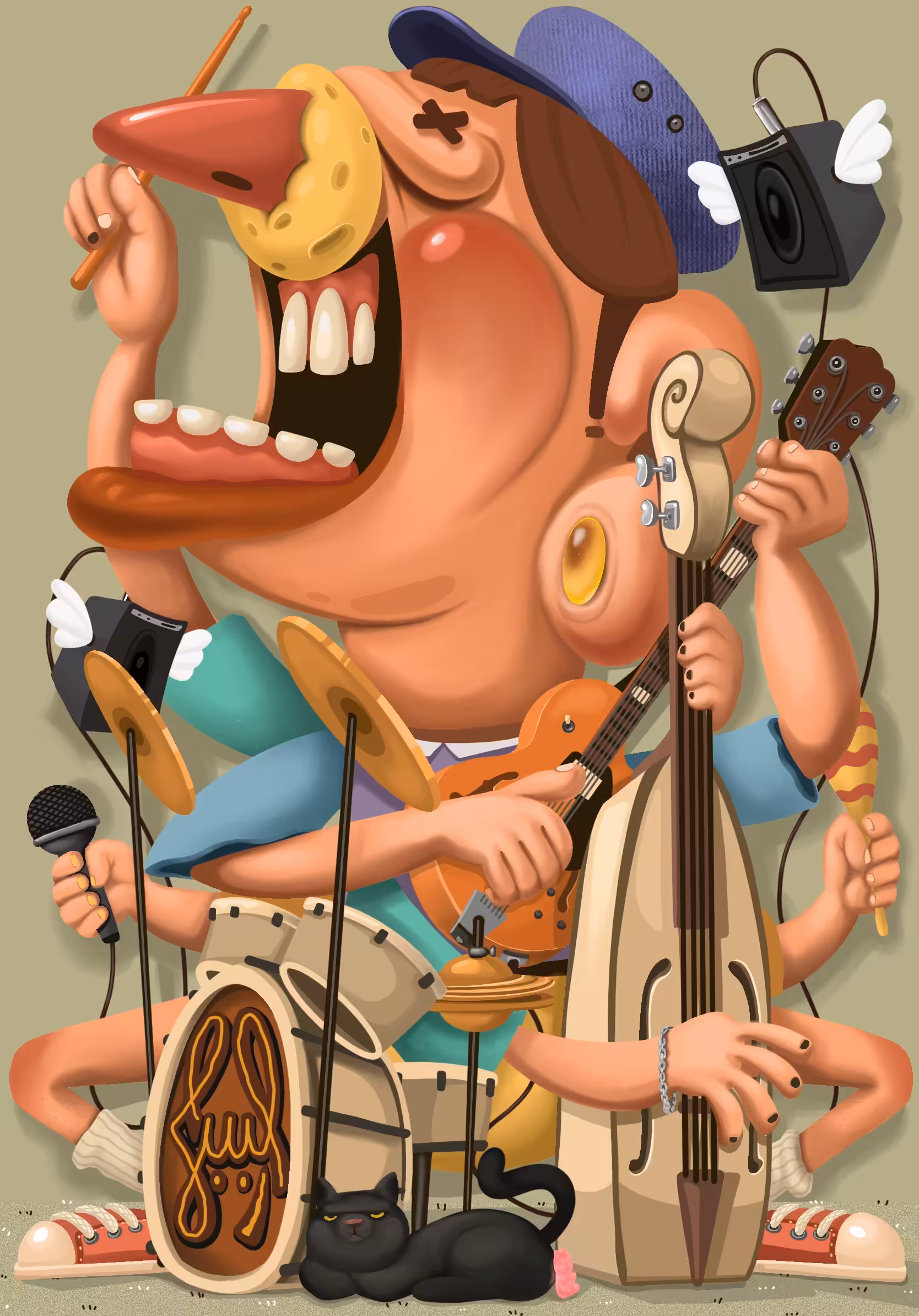 lonely musician