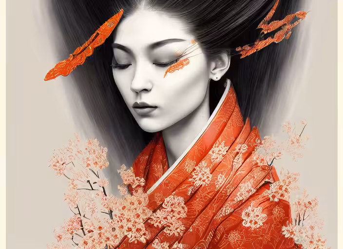 Surreal Japan Geisha