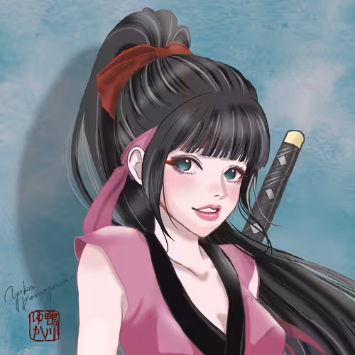 Crypto Ninja Girl #002/square edition