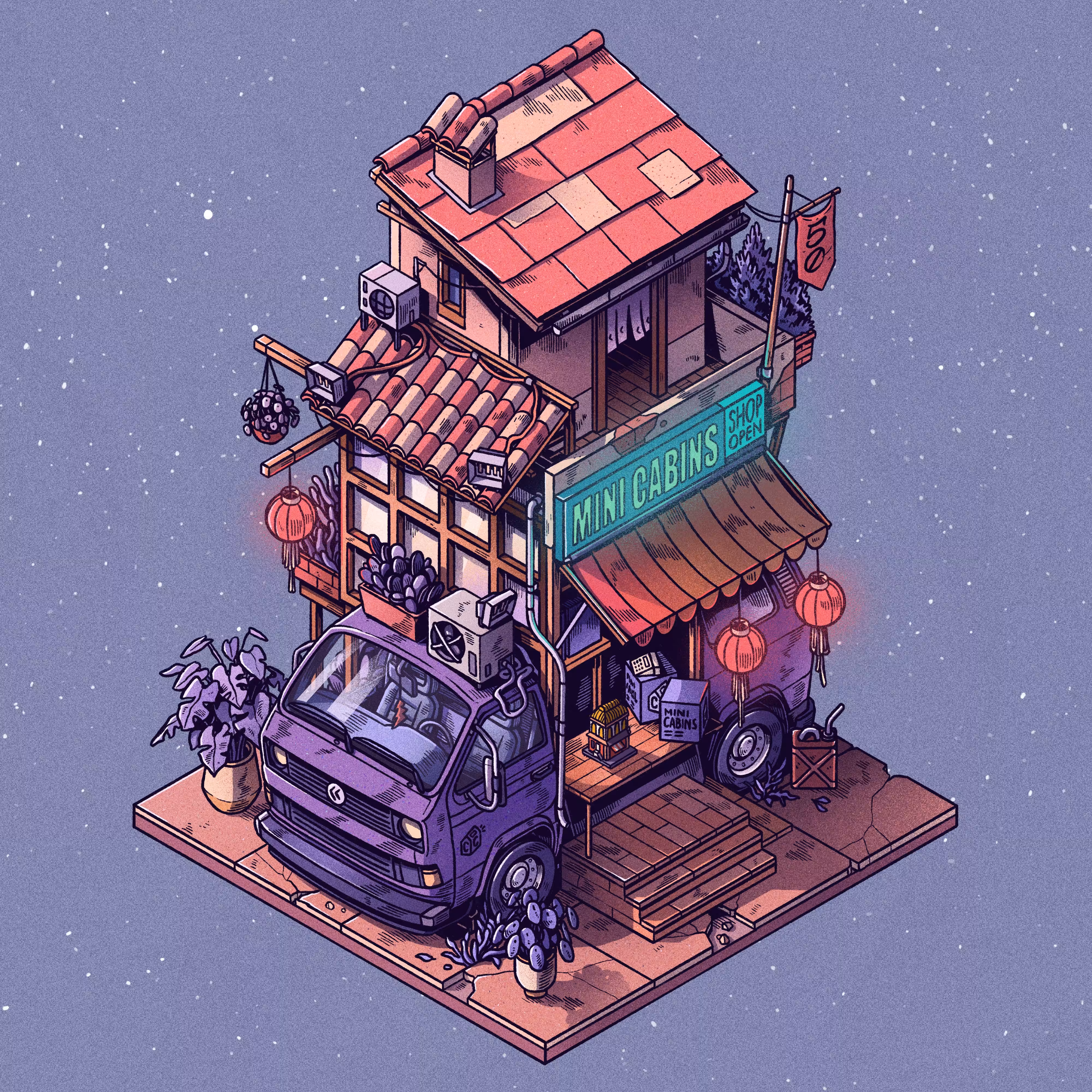 Curious Cabins #50: Caravan #38