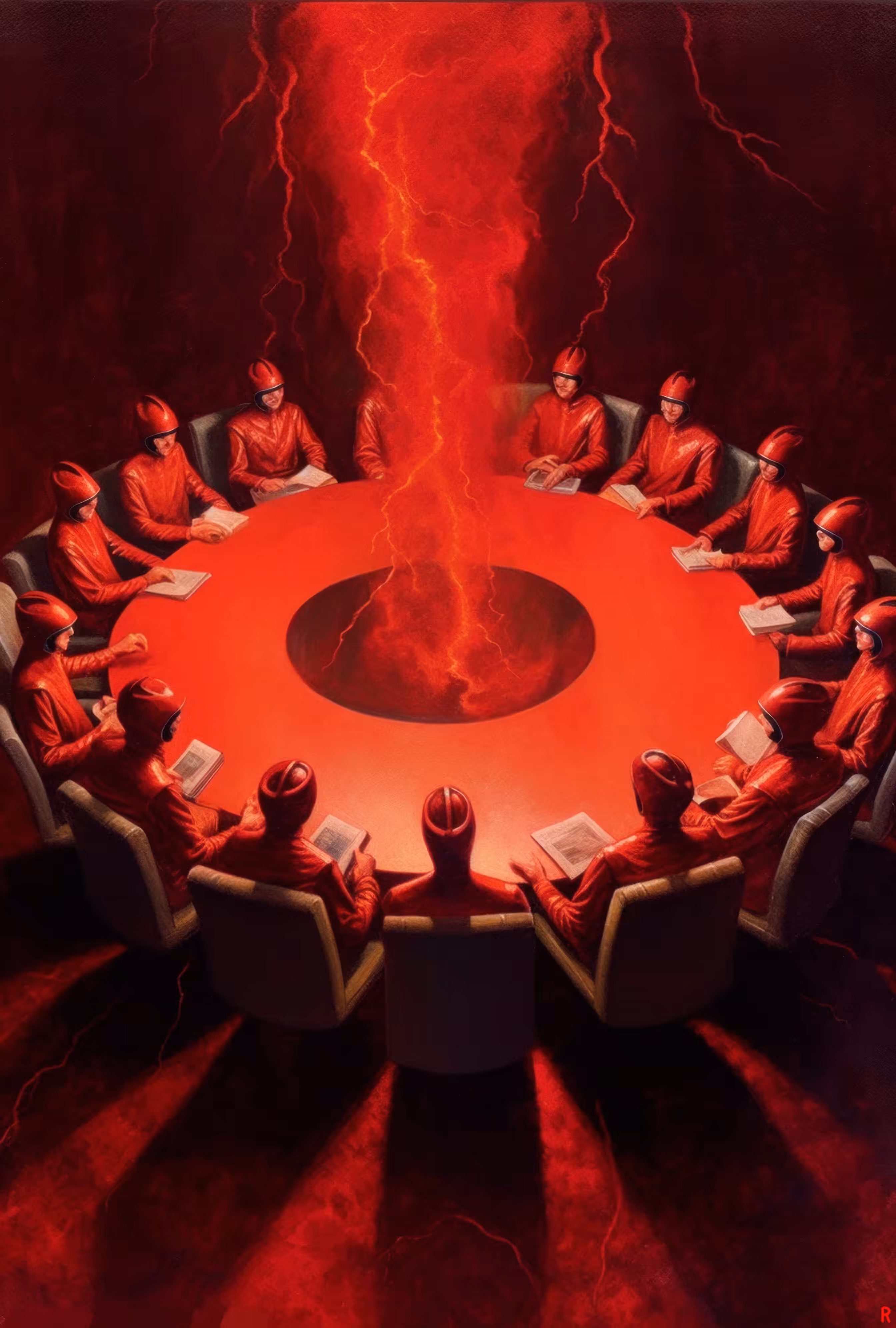 The RED circle