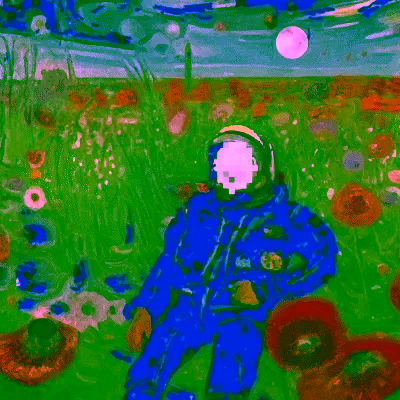 Lonely astronaut