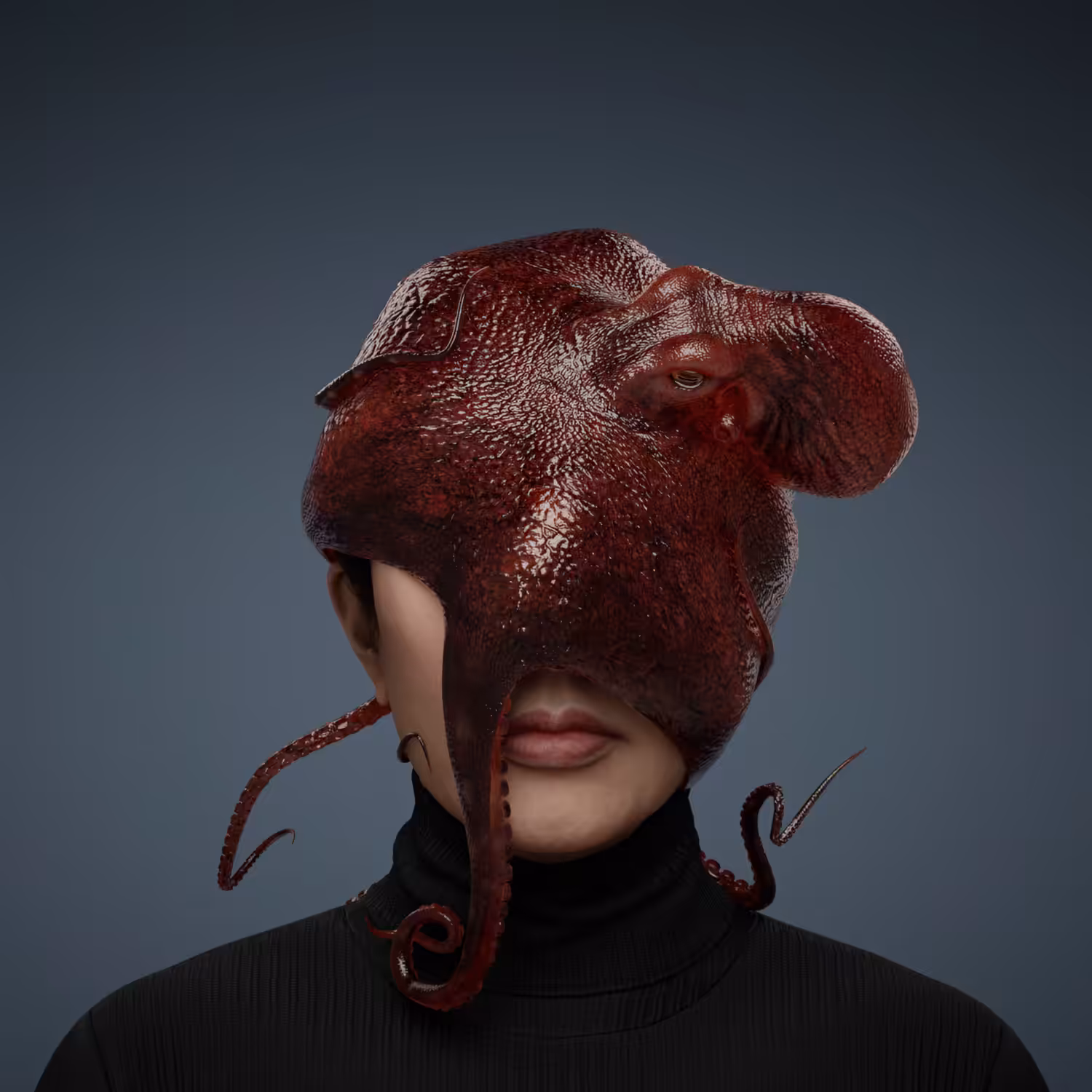 Portrait with Octopus #357