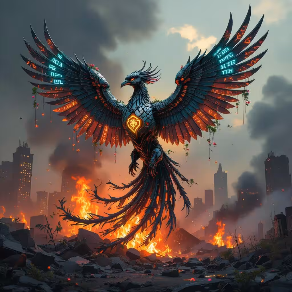 NightCafe Creations: Phoenix 1