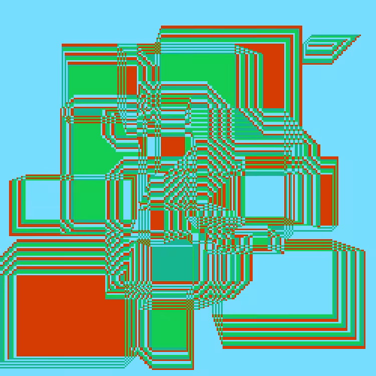 Superimposed Rectangles #35