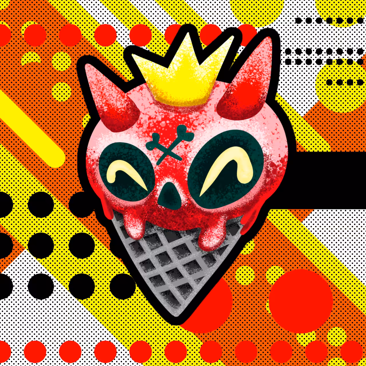 Ice Cream #6 "Red"