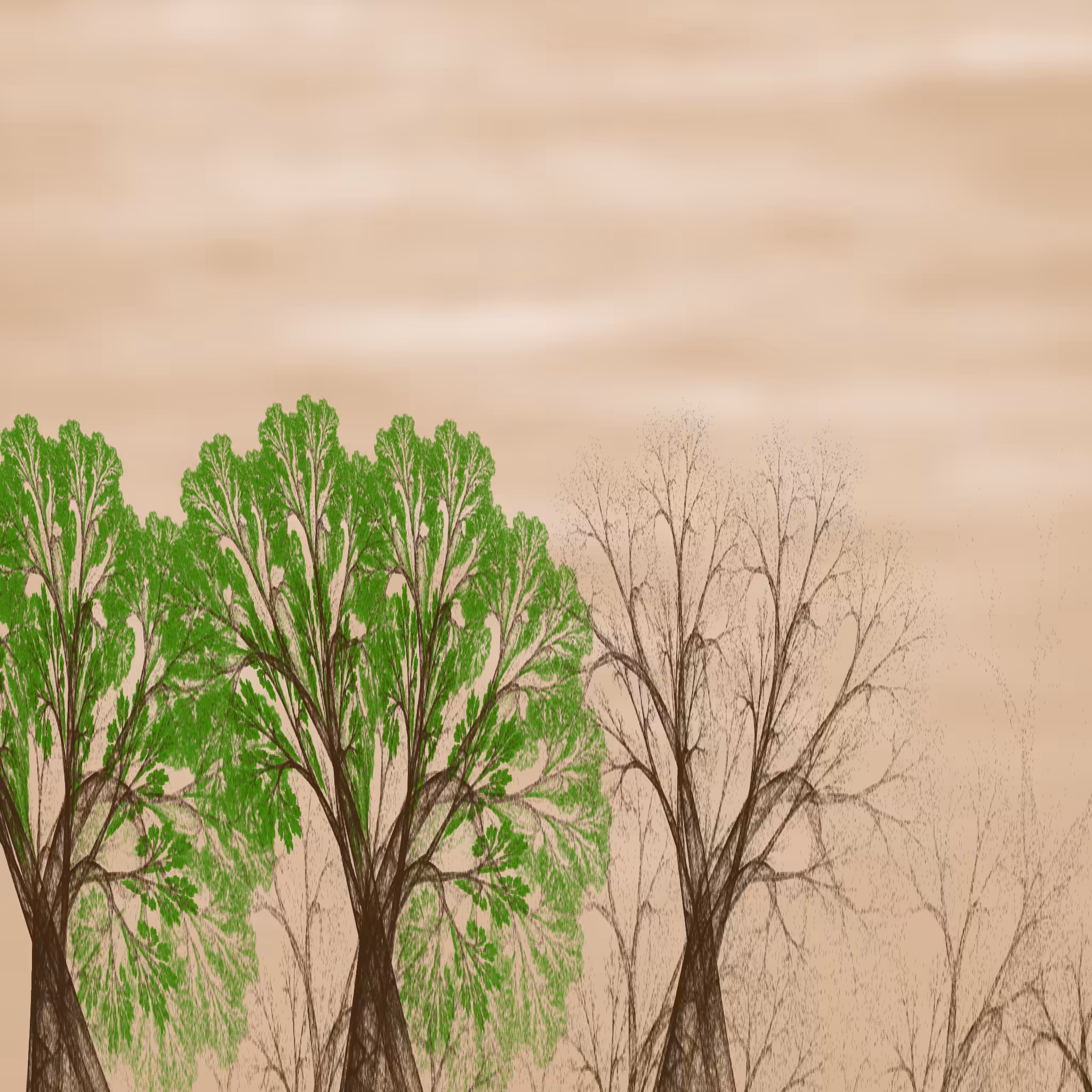 Chaotic Treescape #14