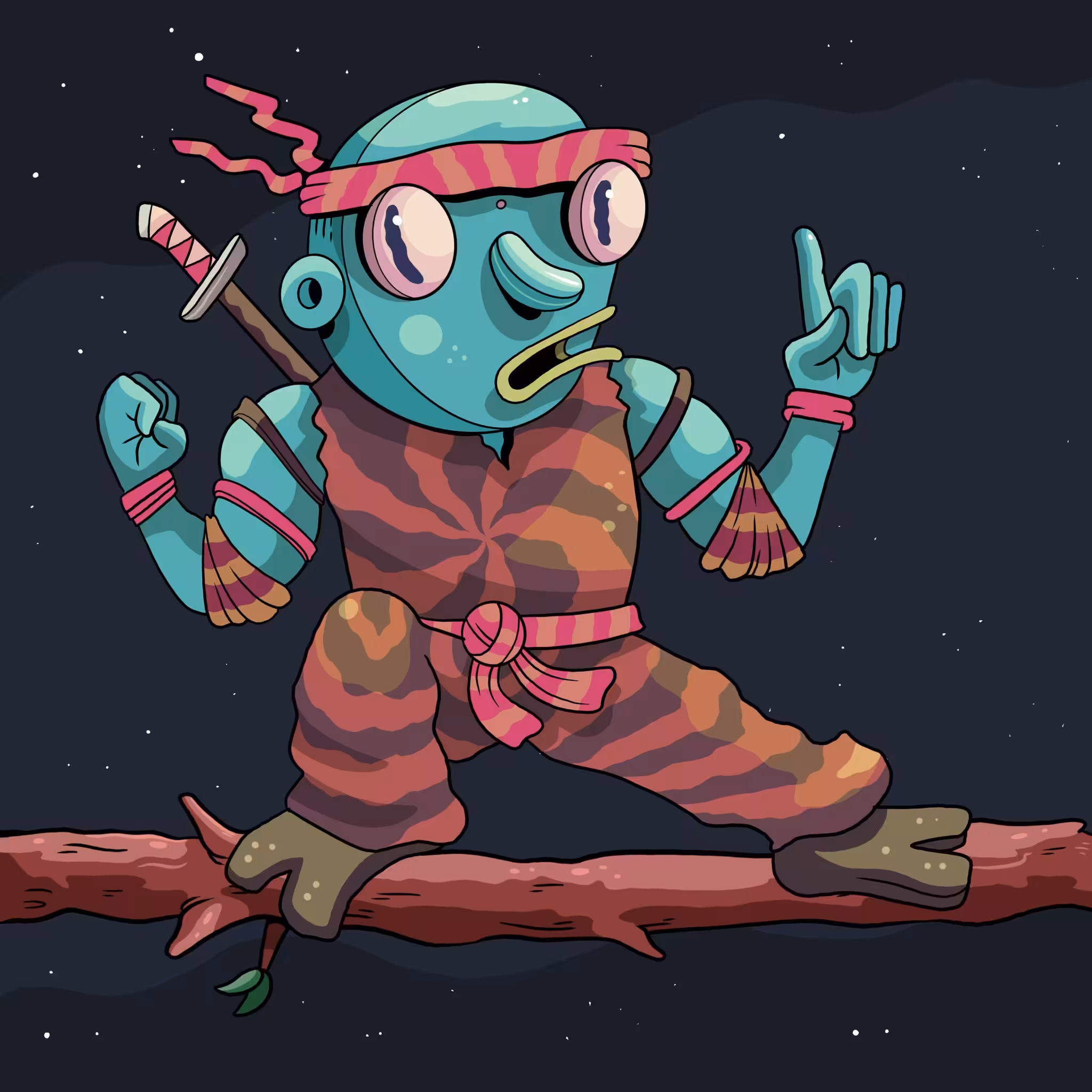 Birdcap x Tie Dye Ninjas 