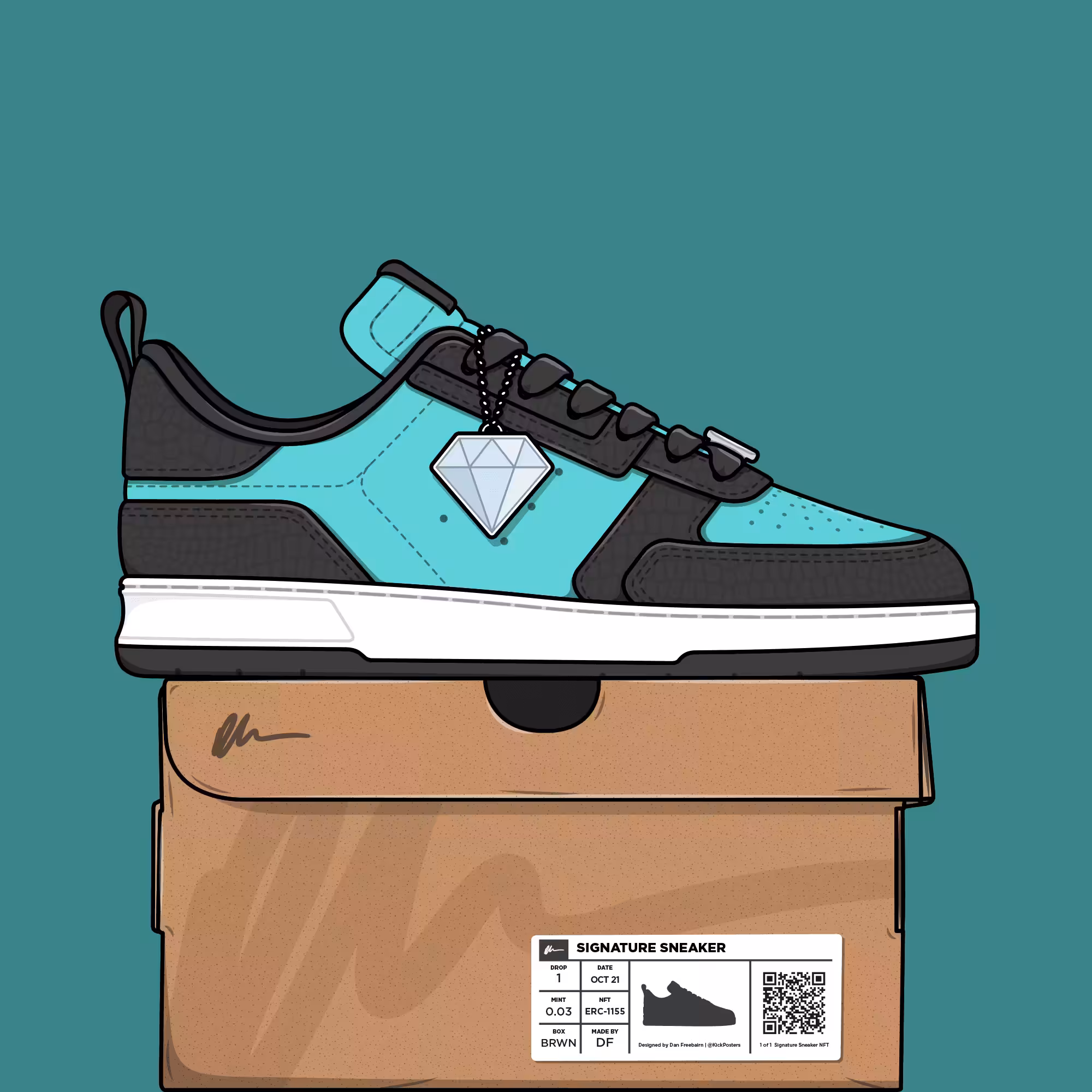 Signature Sneaker 'Diamond' - #027