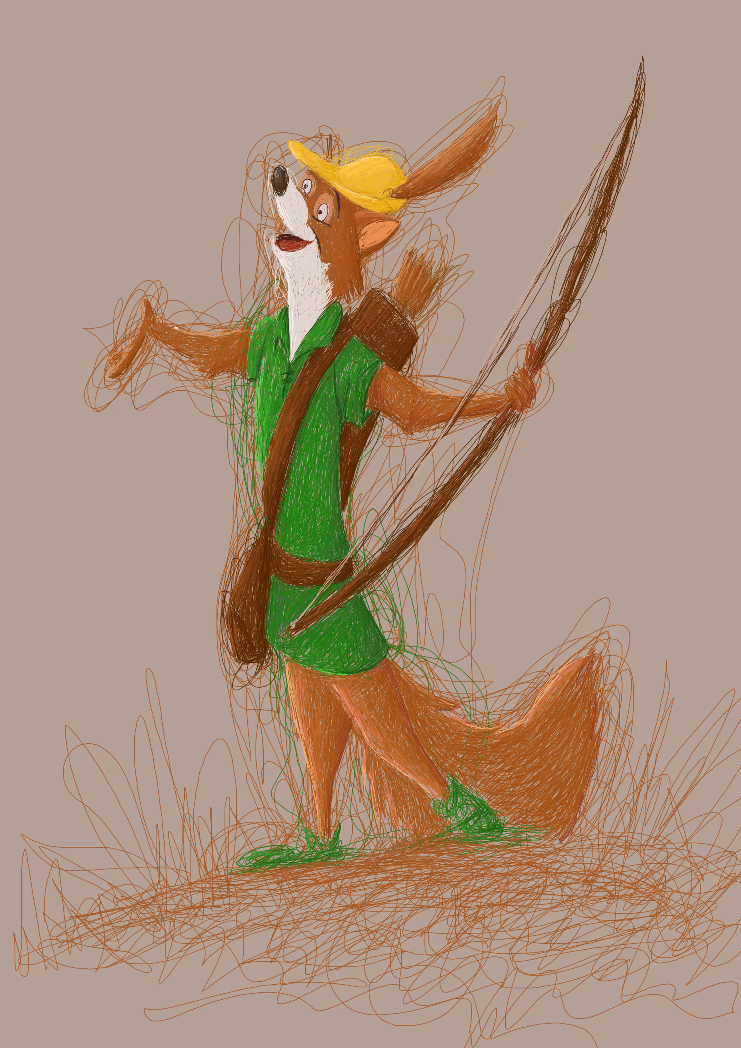 The magic of lines: Robin Hood