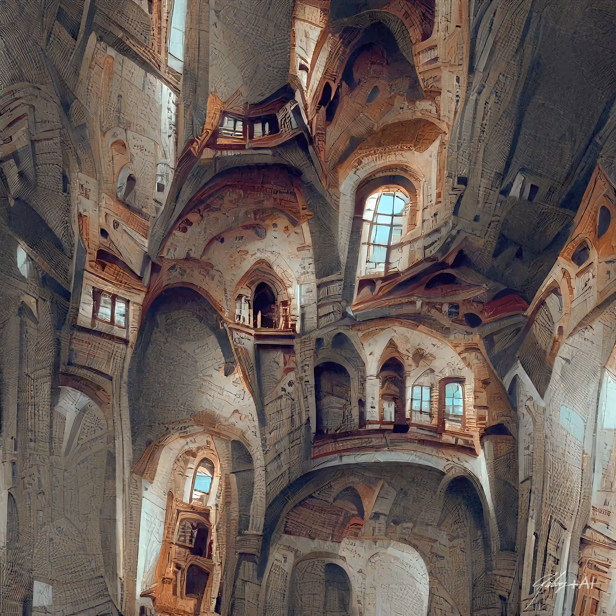 4 dimensional Merovingian church