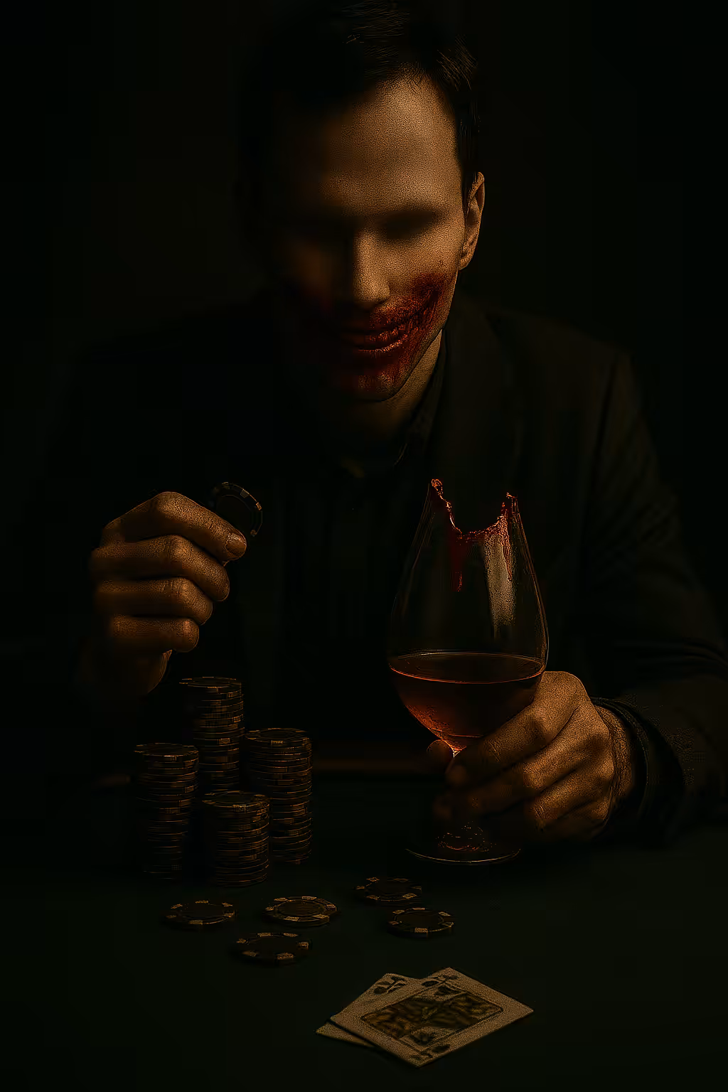 Poker face