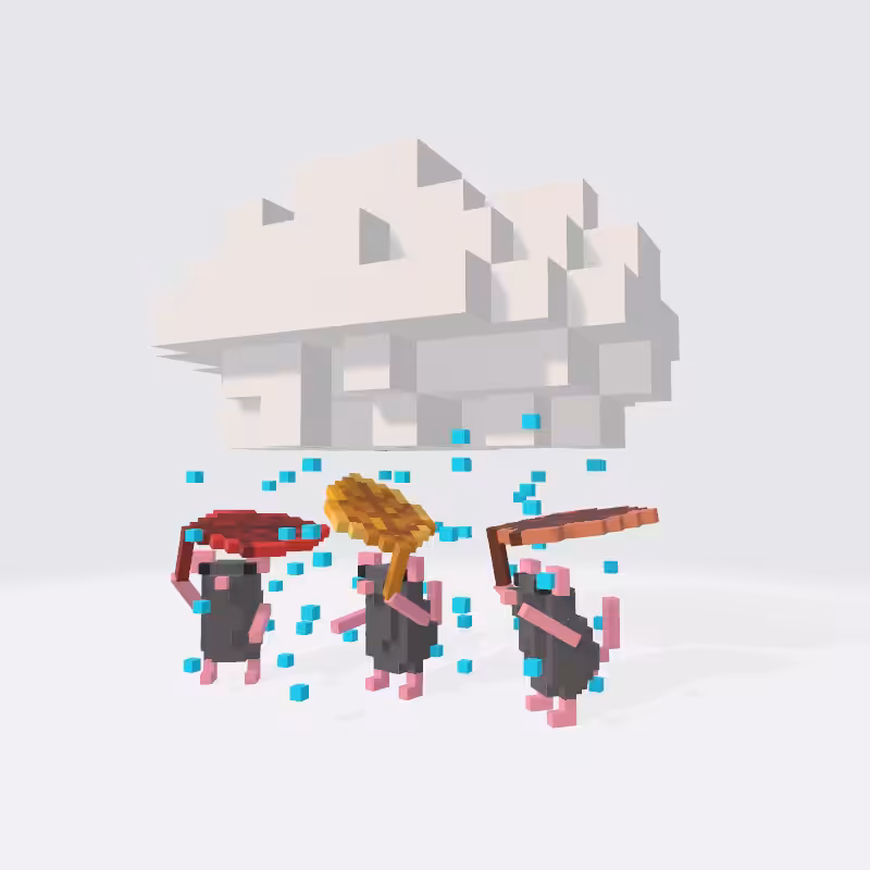 Happy in the rain