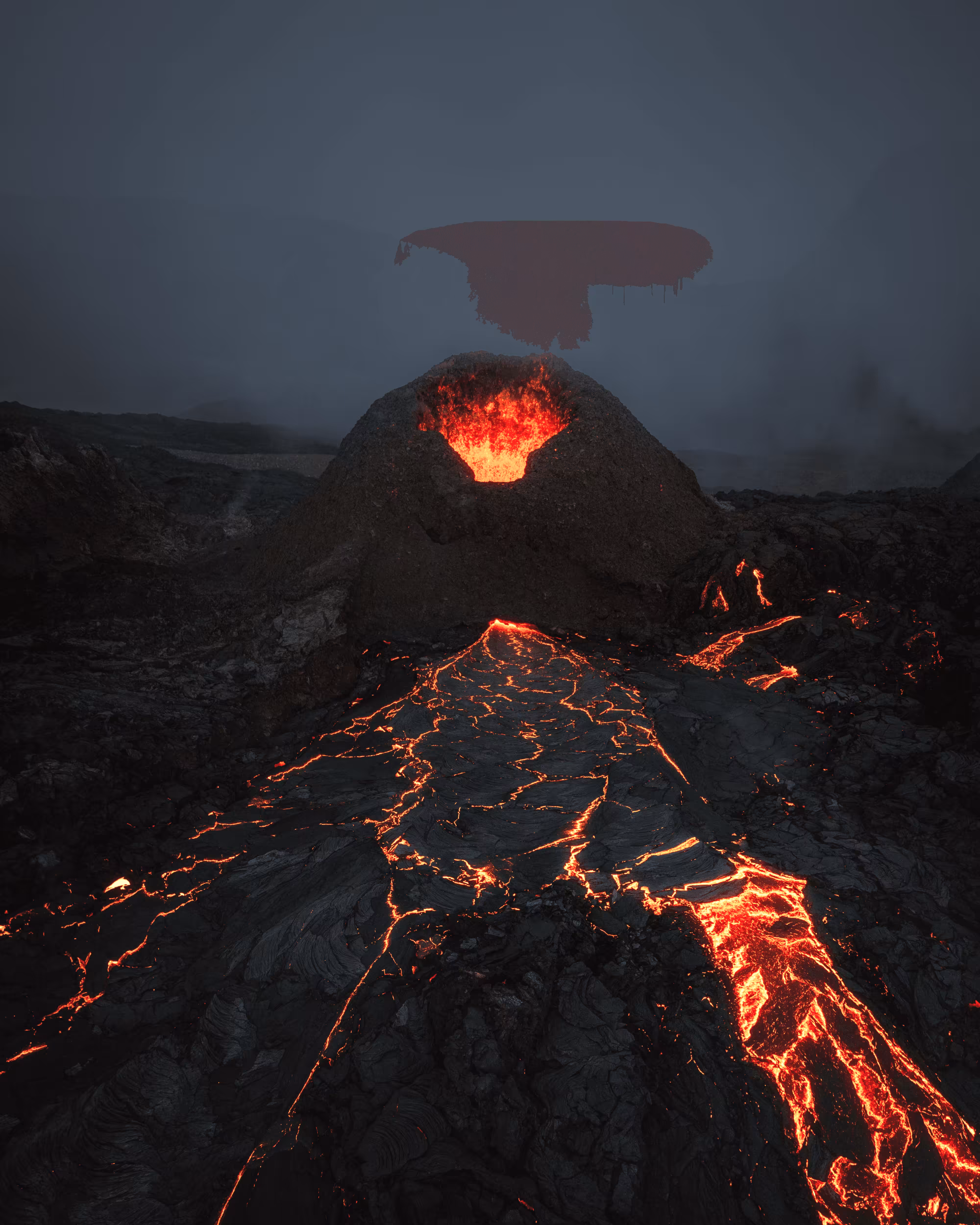 Fire Piece #11: Mt. Doom
