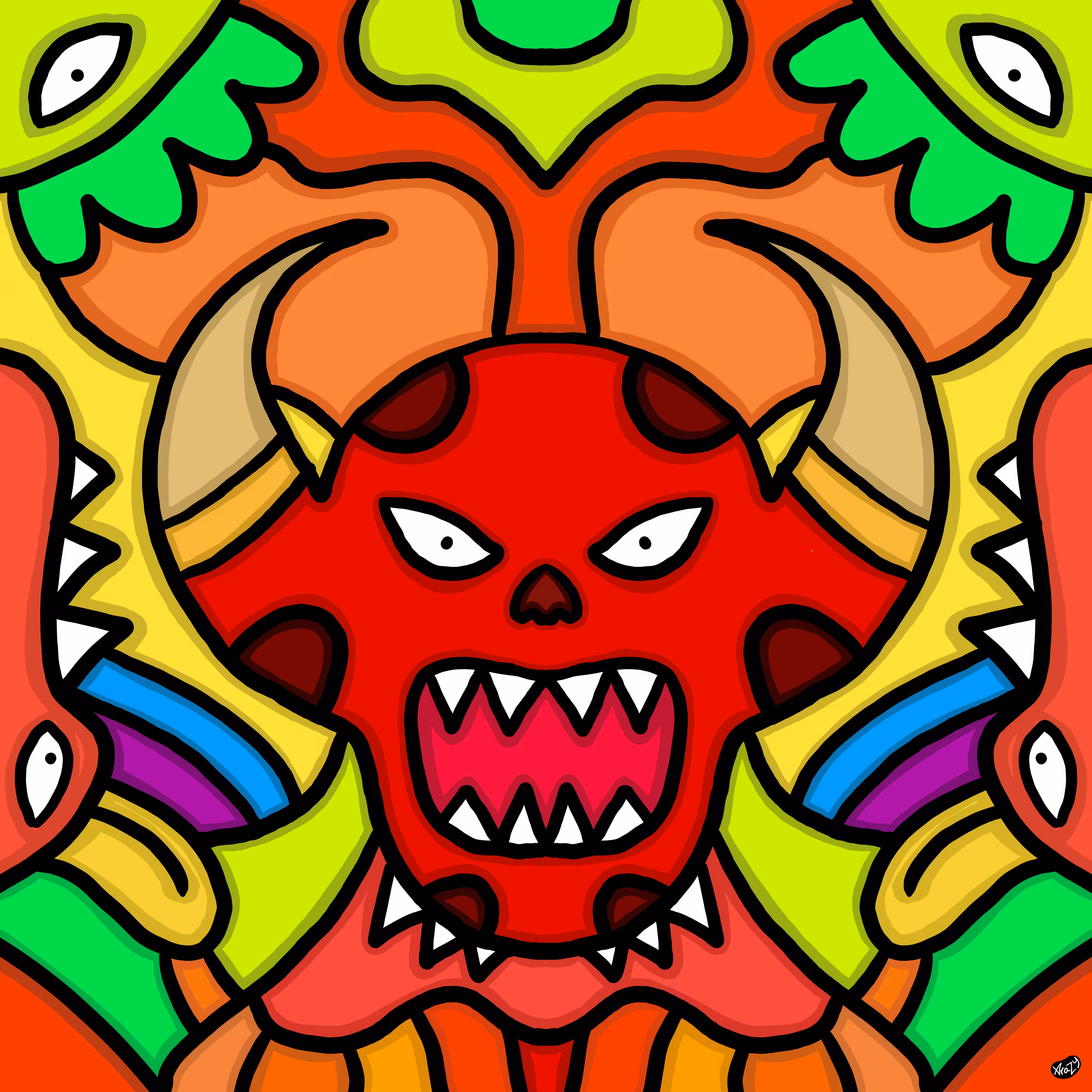 Squiggle Monster 030