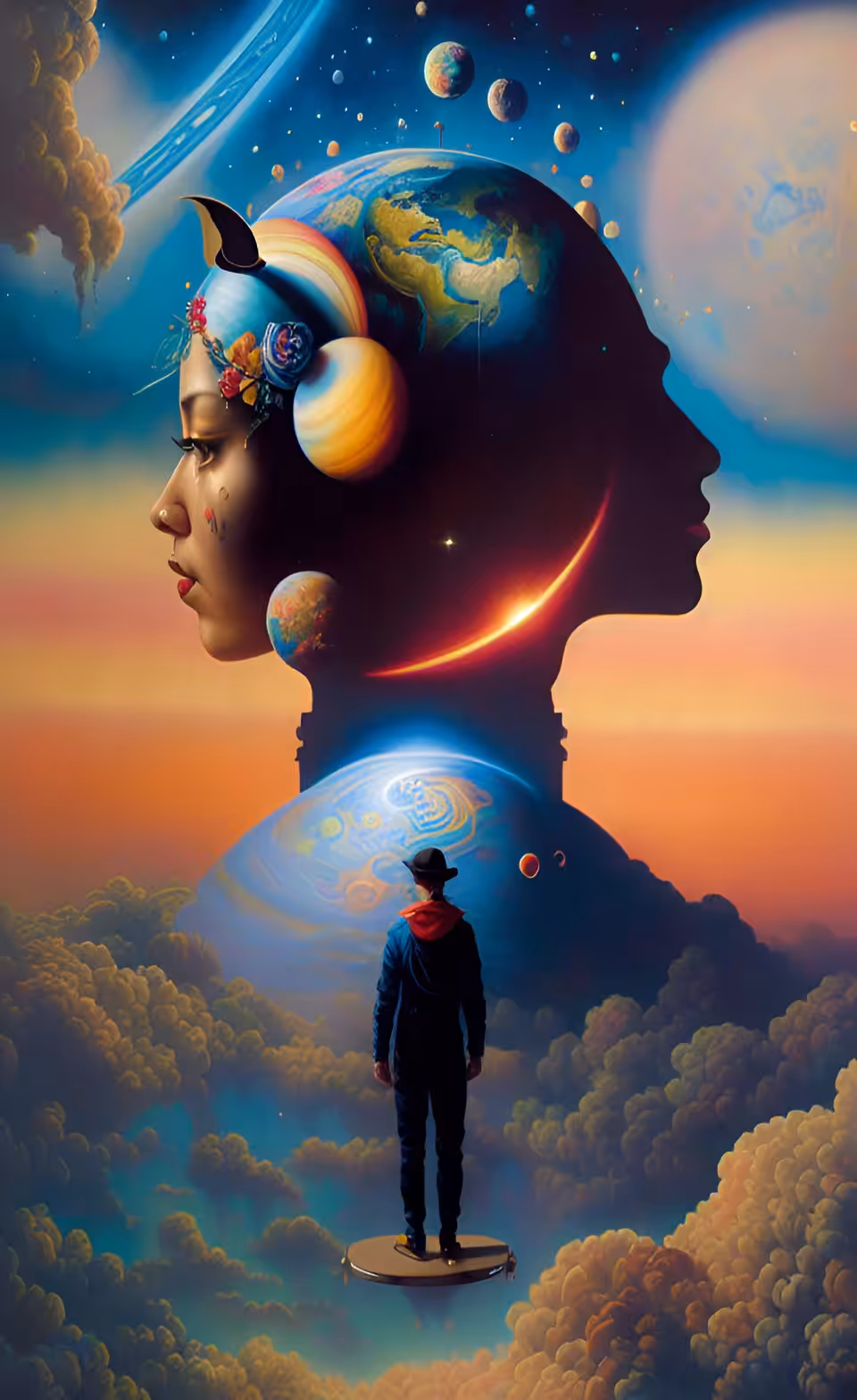 Space in you: Your dark and light side