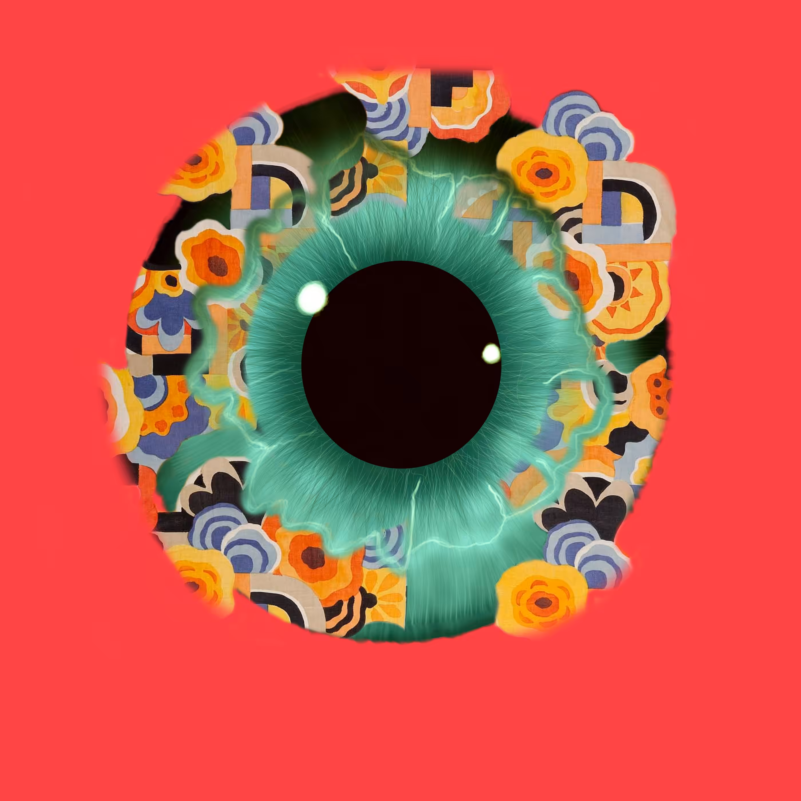 Flower Power ‐ Red Orange