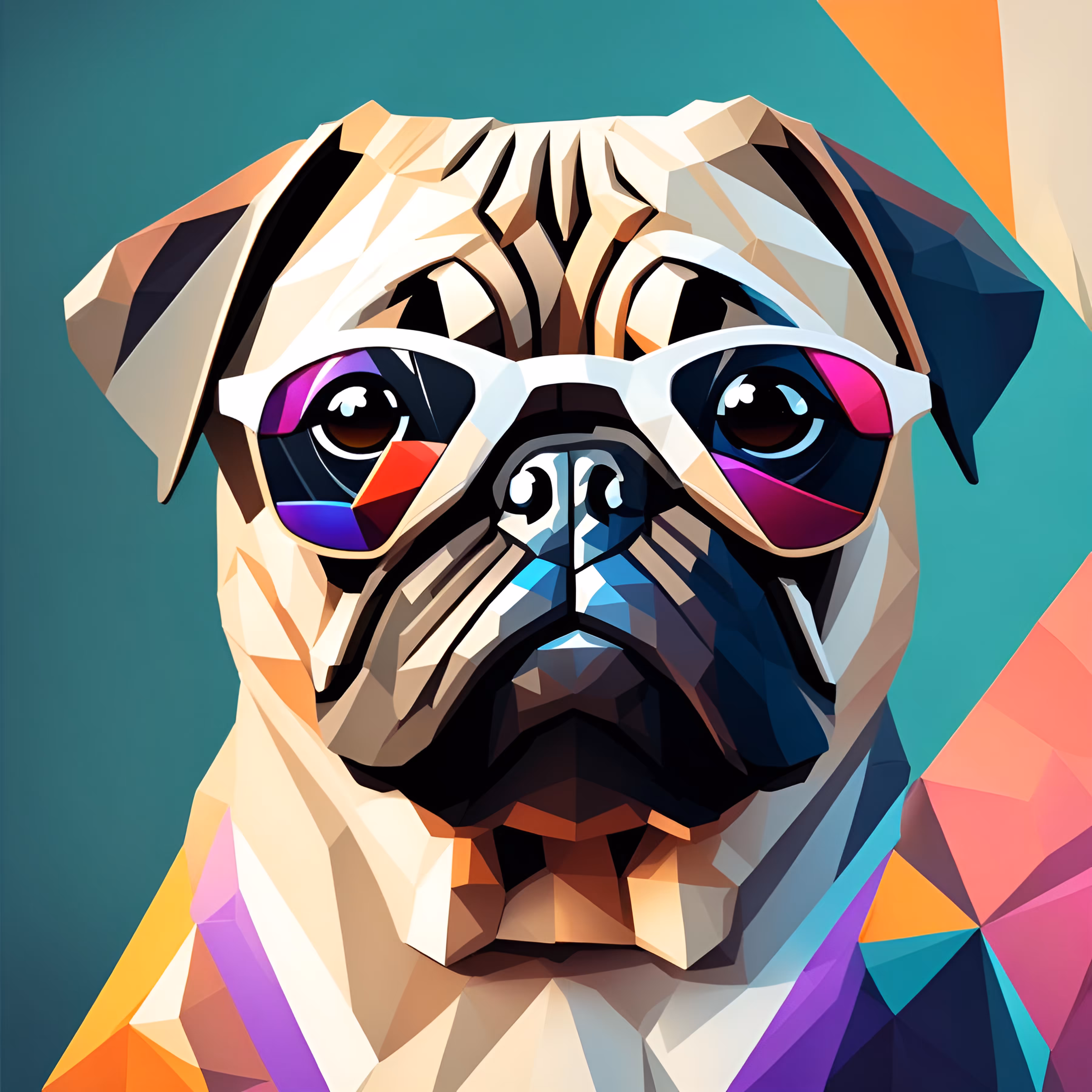 Lowpoly Pug #7