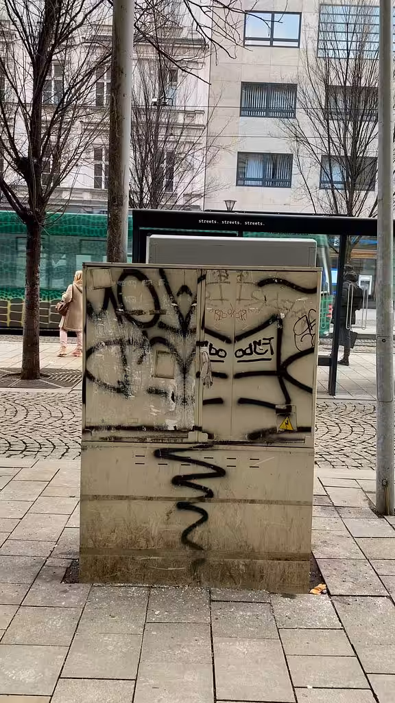 In the city