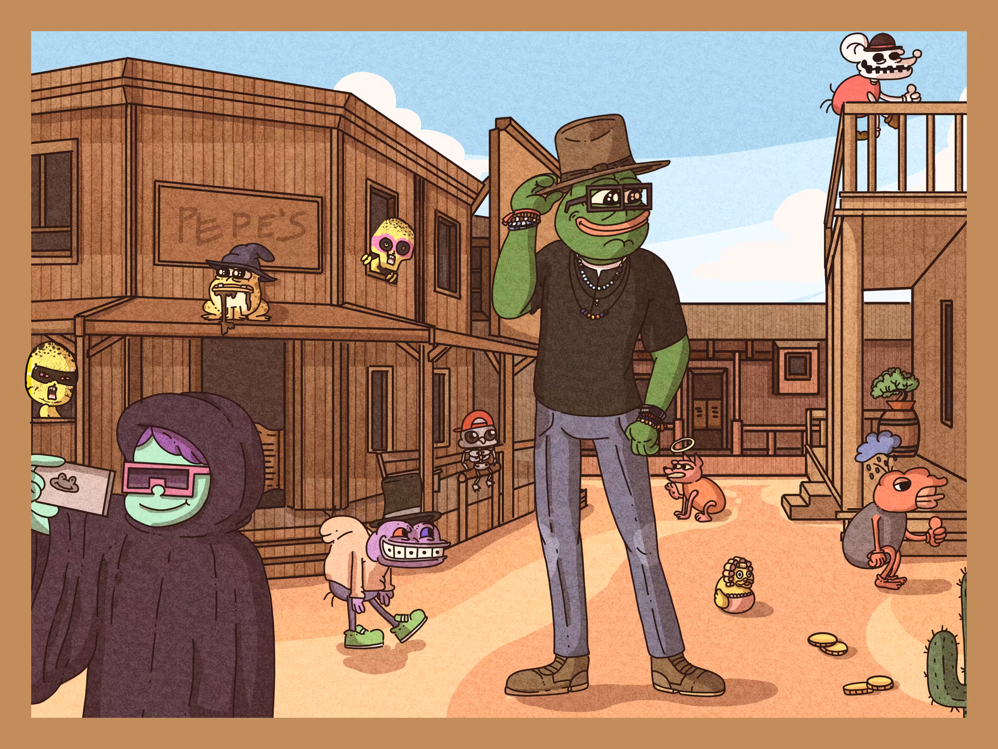 Kosher Pepe Cowboy #1