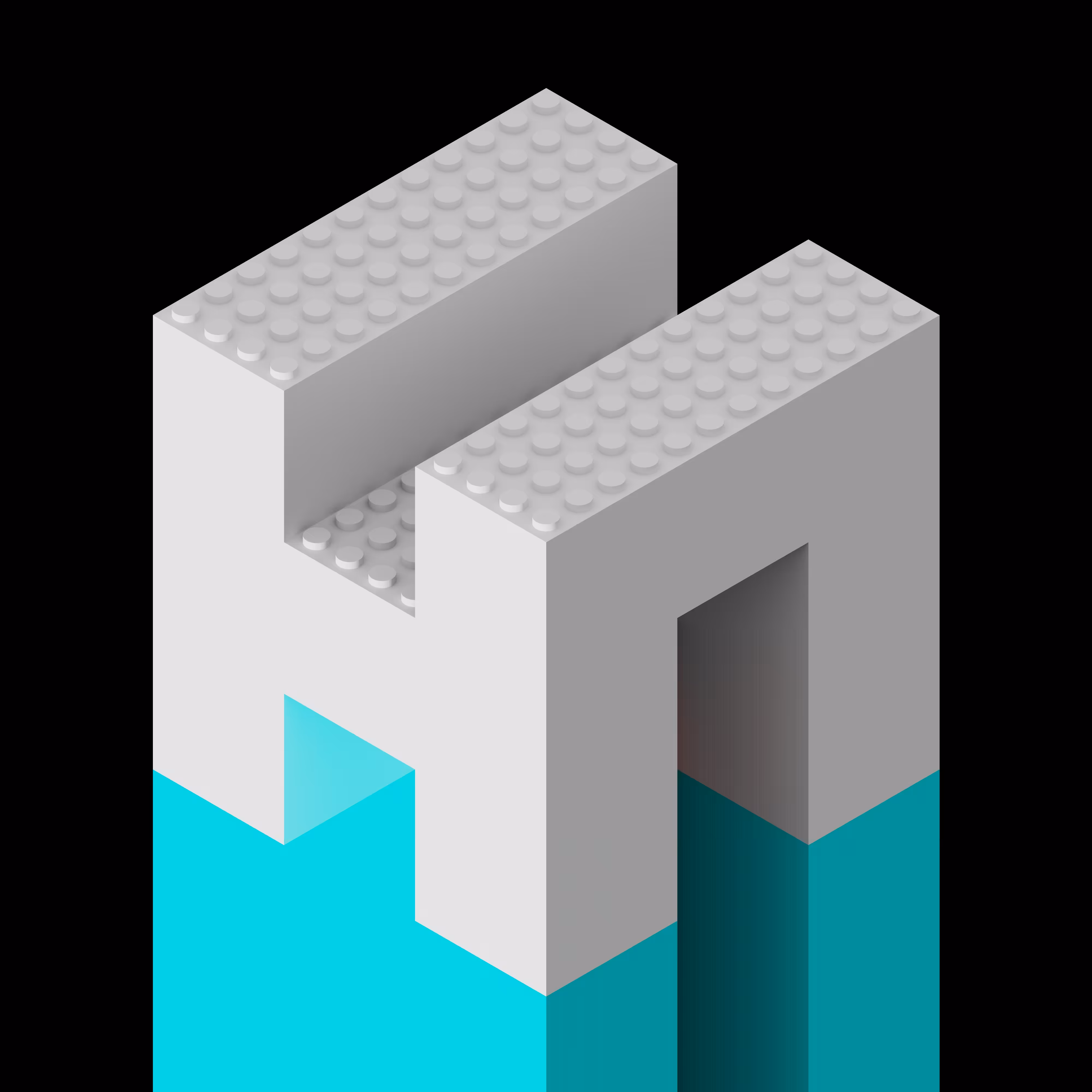 Isometric hicetnunc logo 