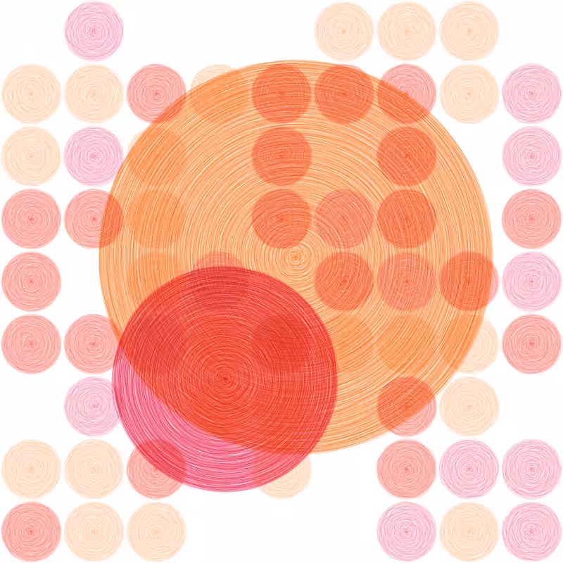 Brushed Circles #39