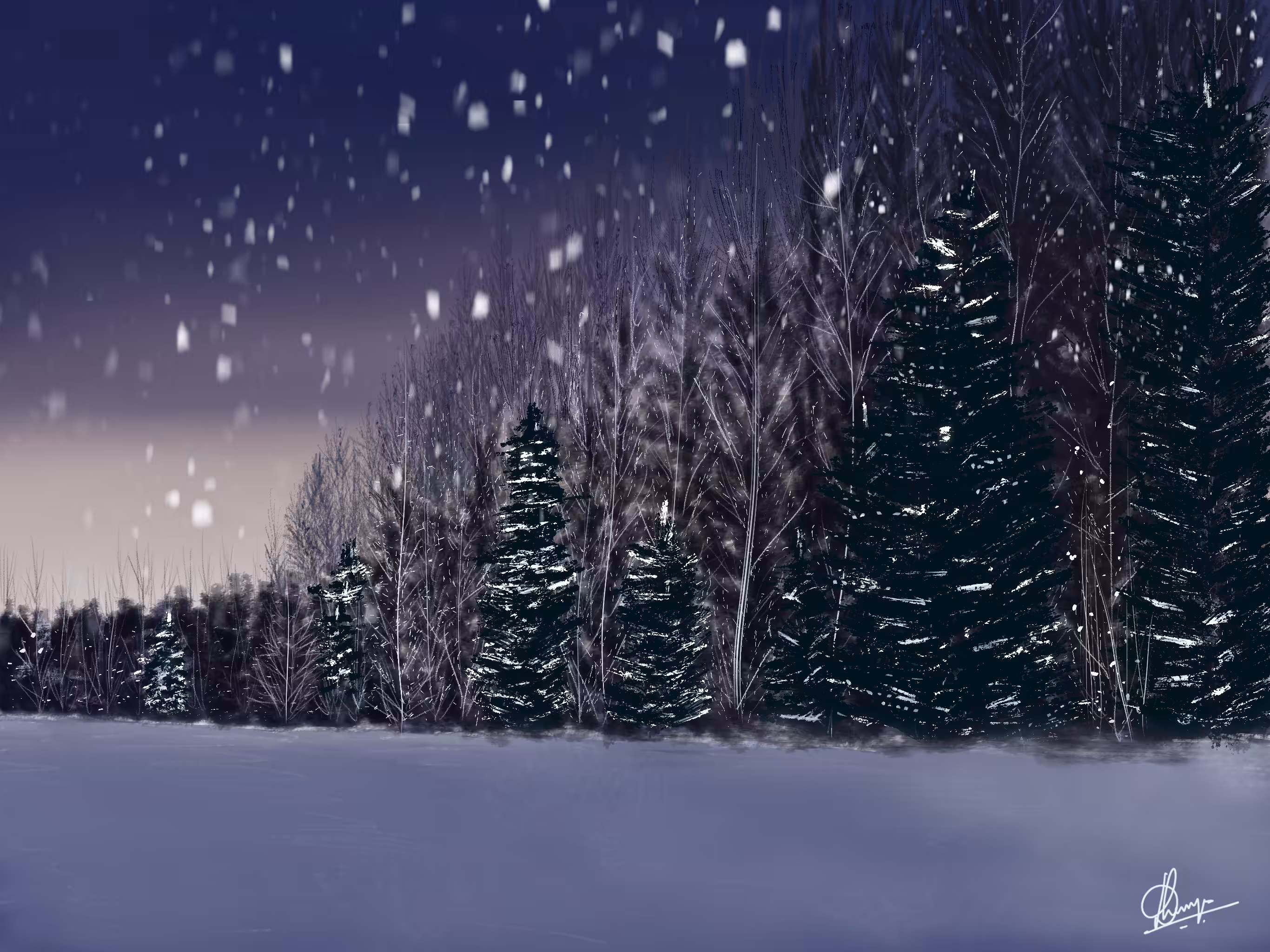 Stopping by Woods on a Snowy Evening
