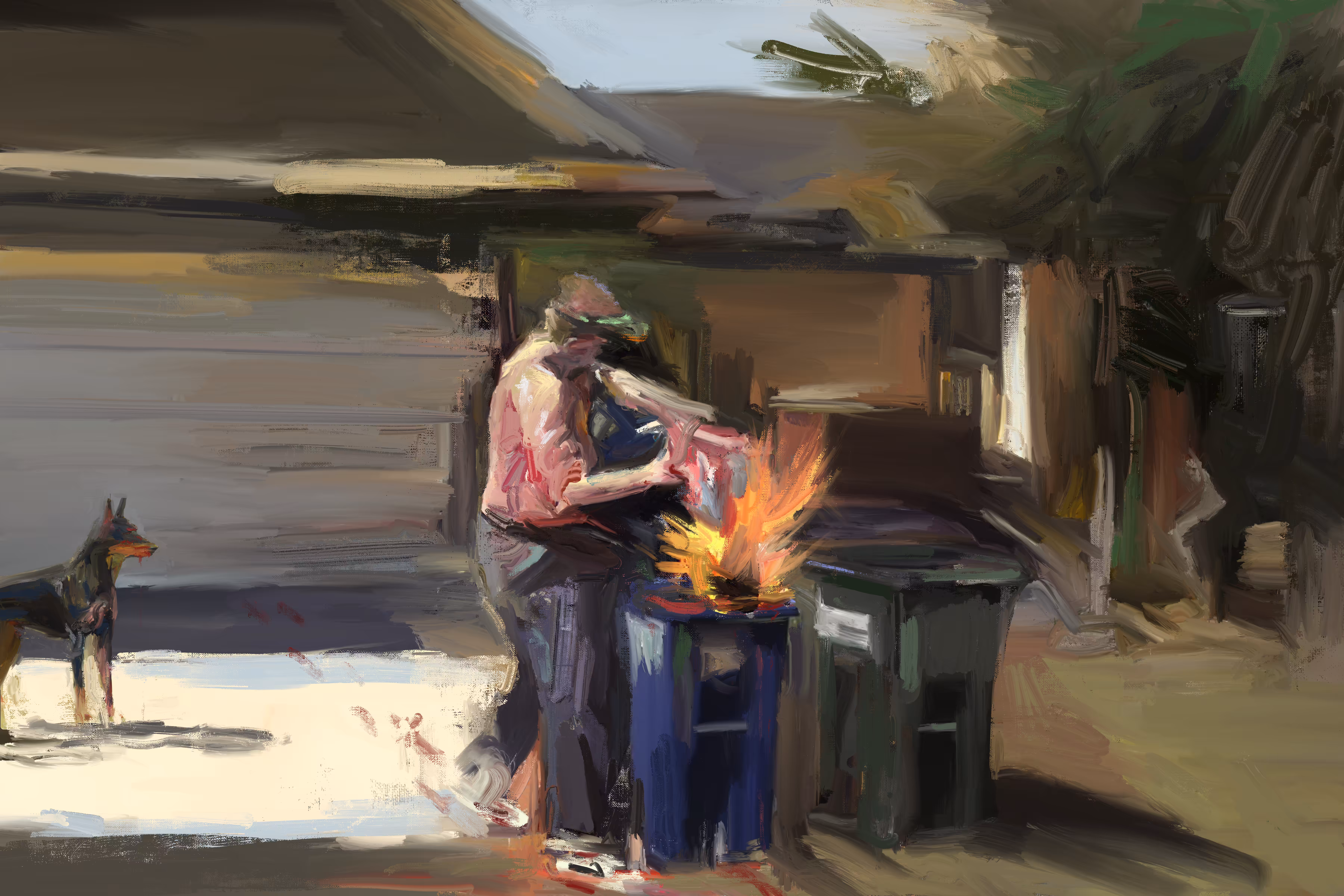 SUBURBIA - BIG RON'S TRASH ART BBQ