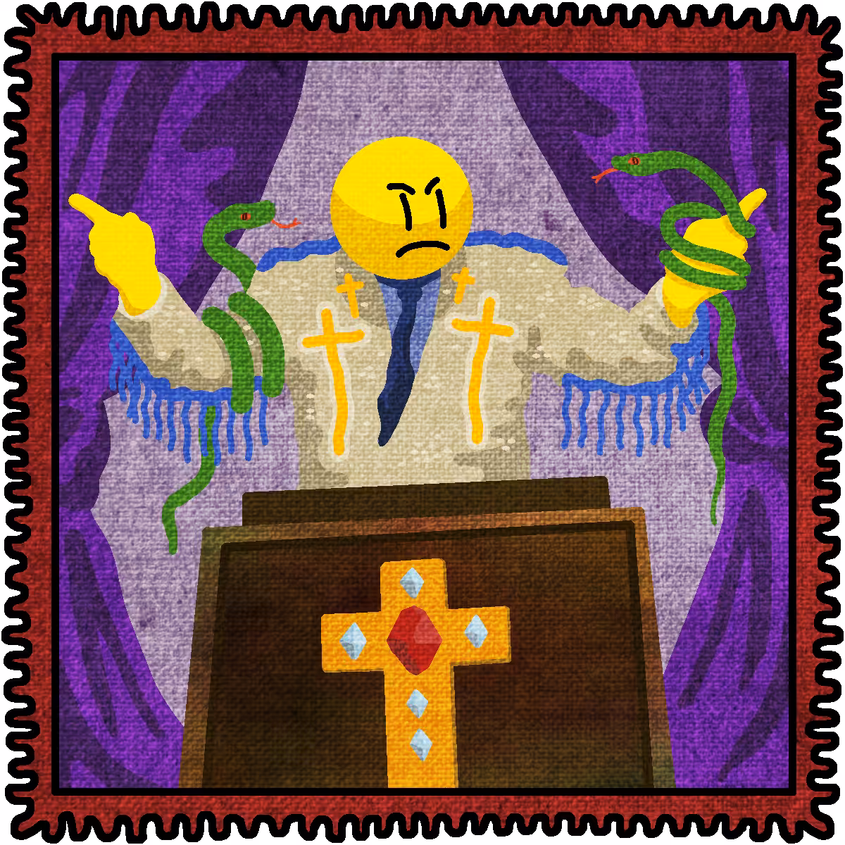 Holy Roller Stamp