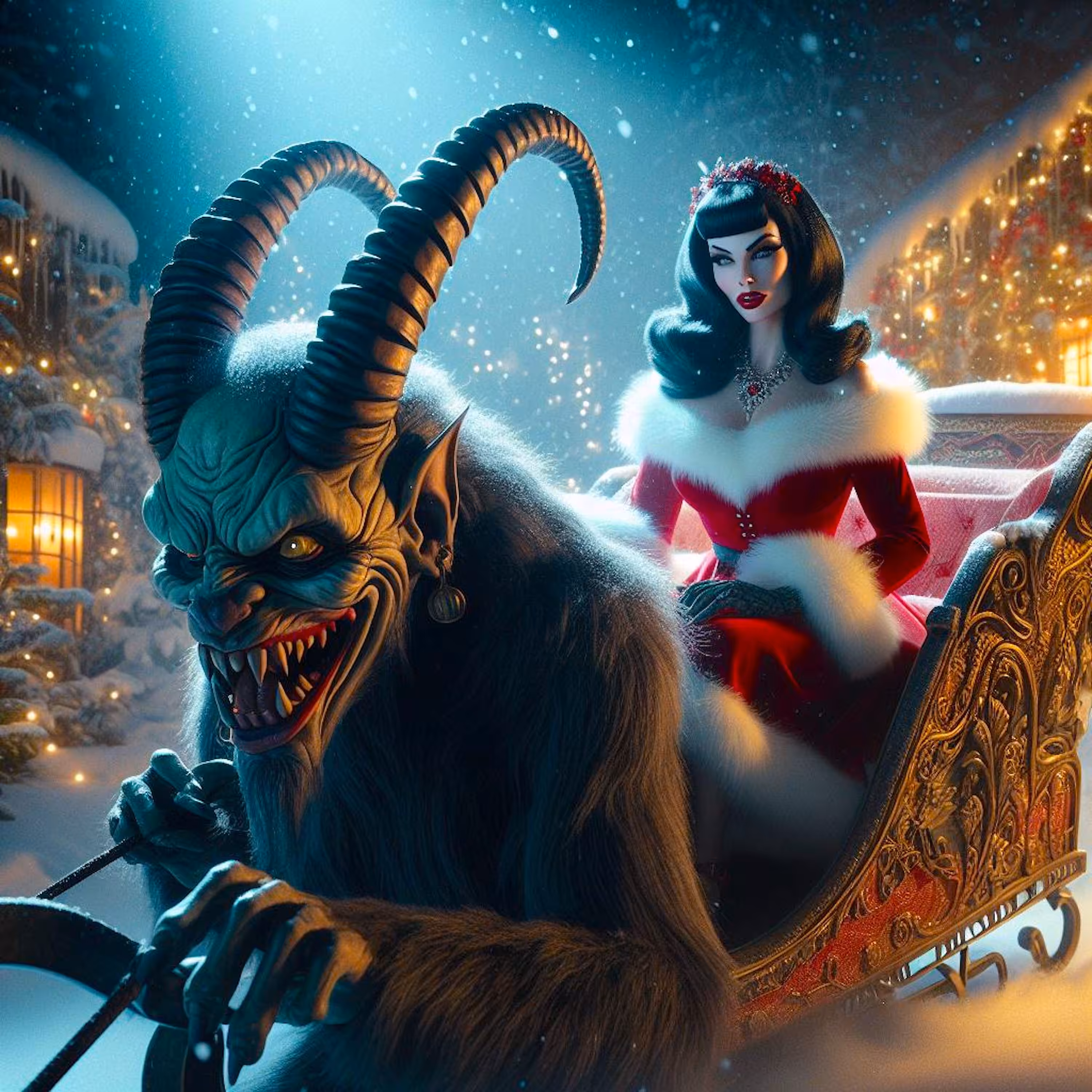 Krampus Sleigh