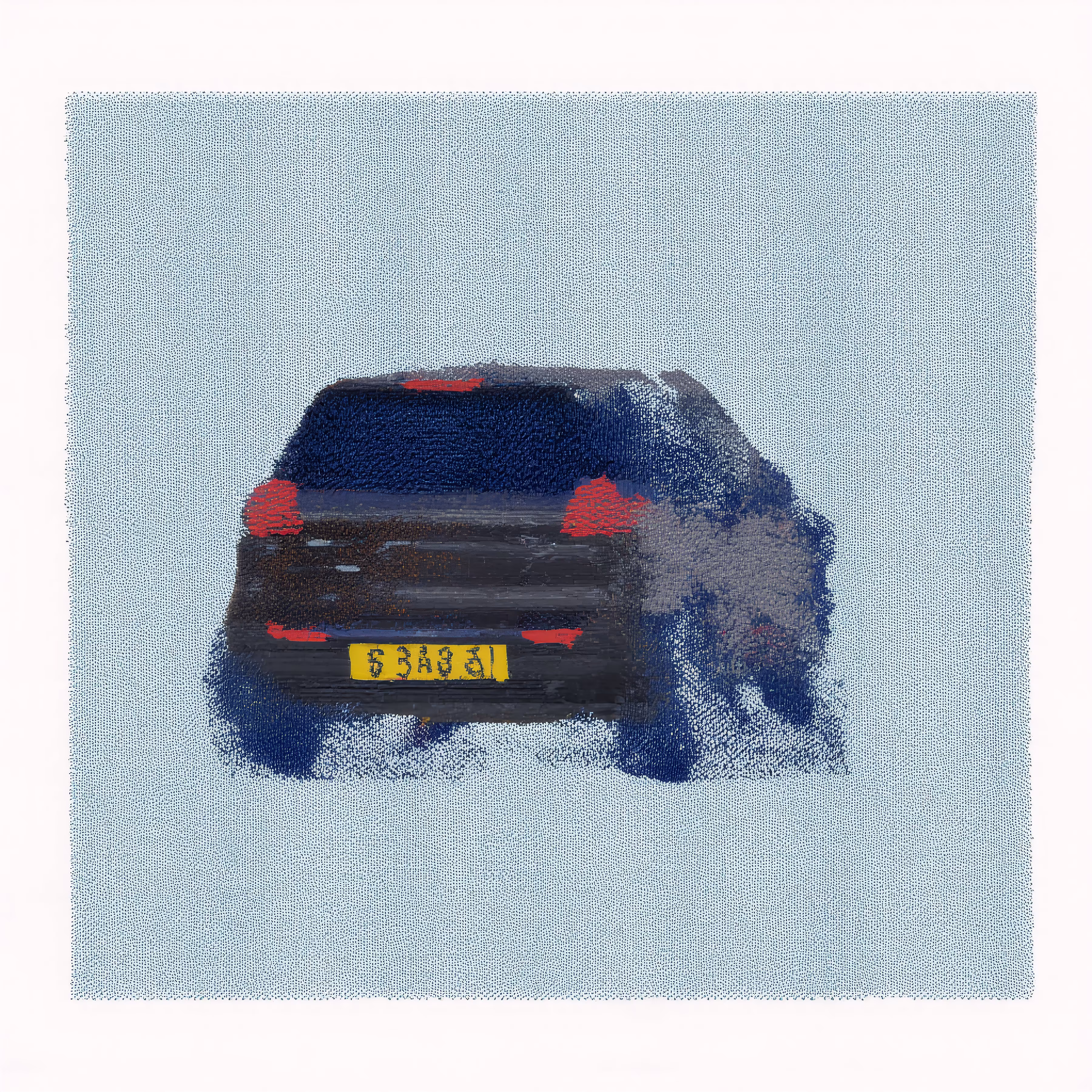 Totaled car named Blackcurrant