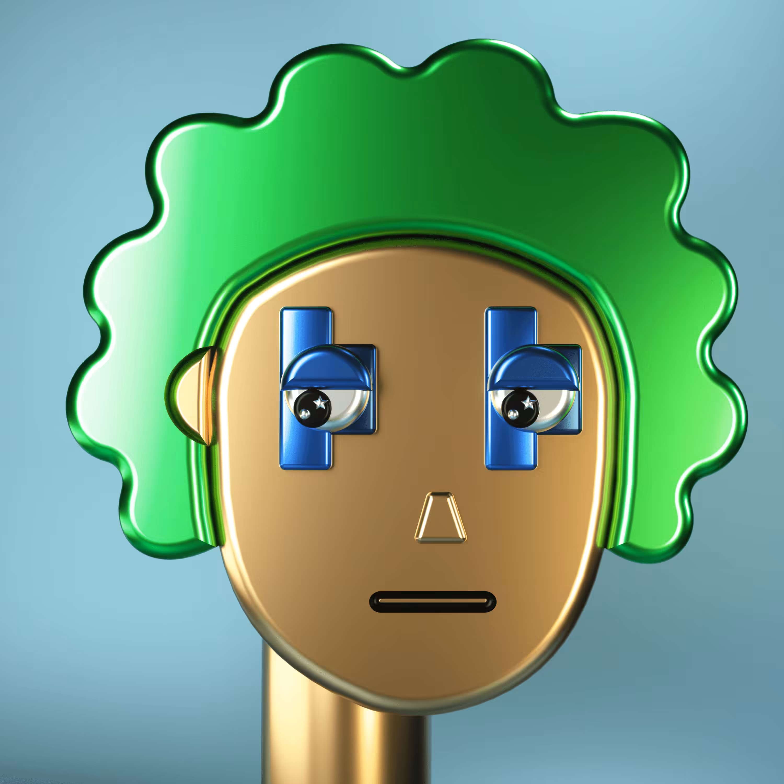 3D Chrome Punk #0423