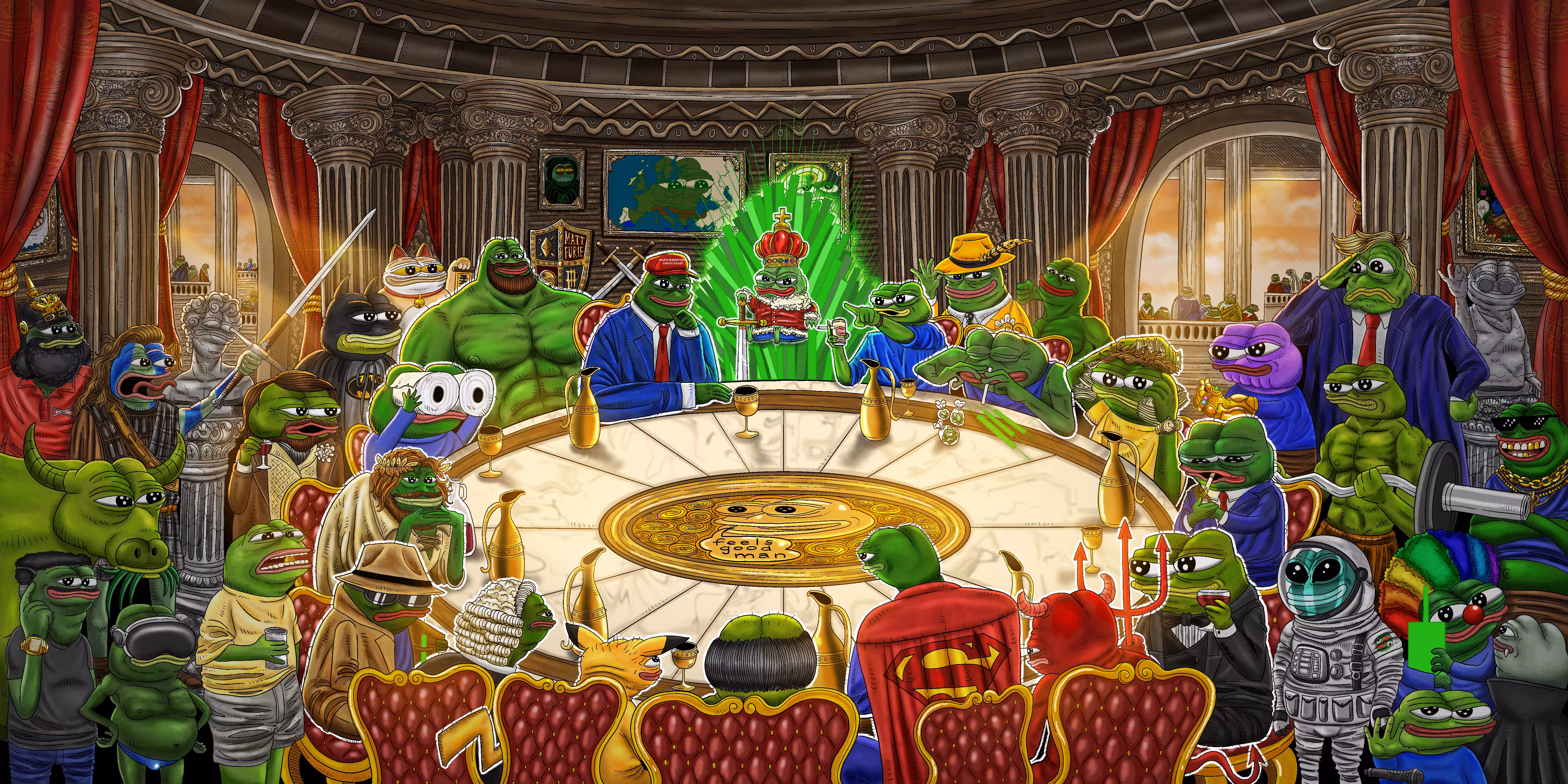 Pepe The Frog Council's Call for Peace.
