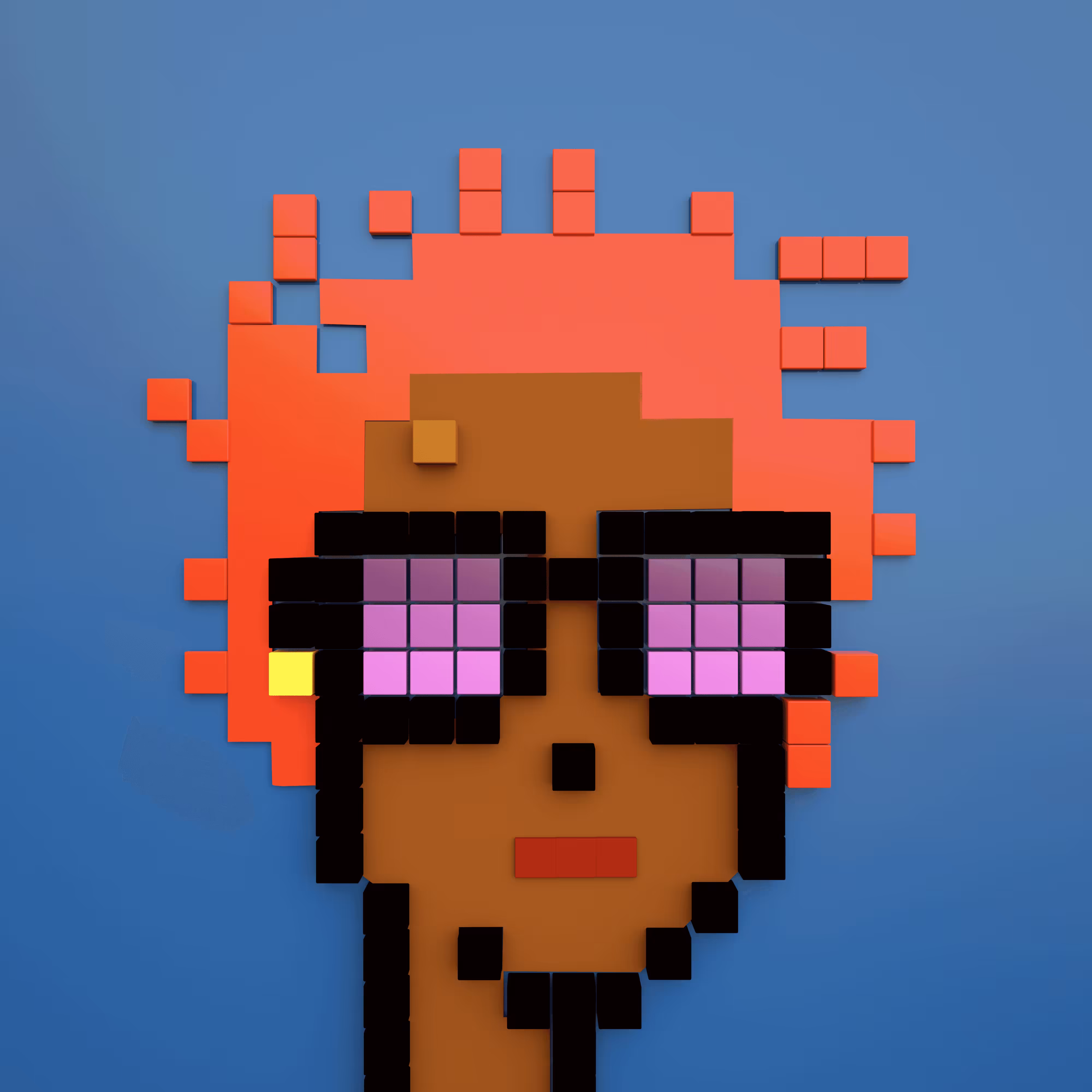 3D Pixel Crypto Punk#230 [4K]
