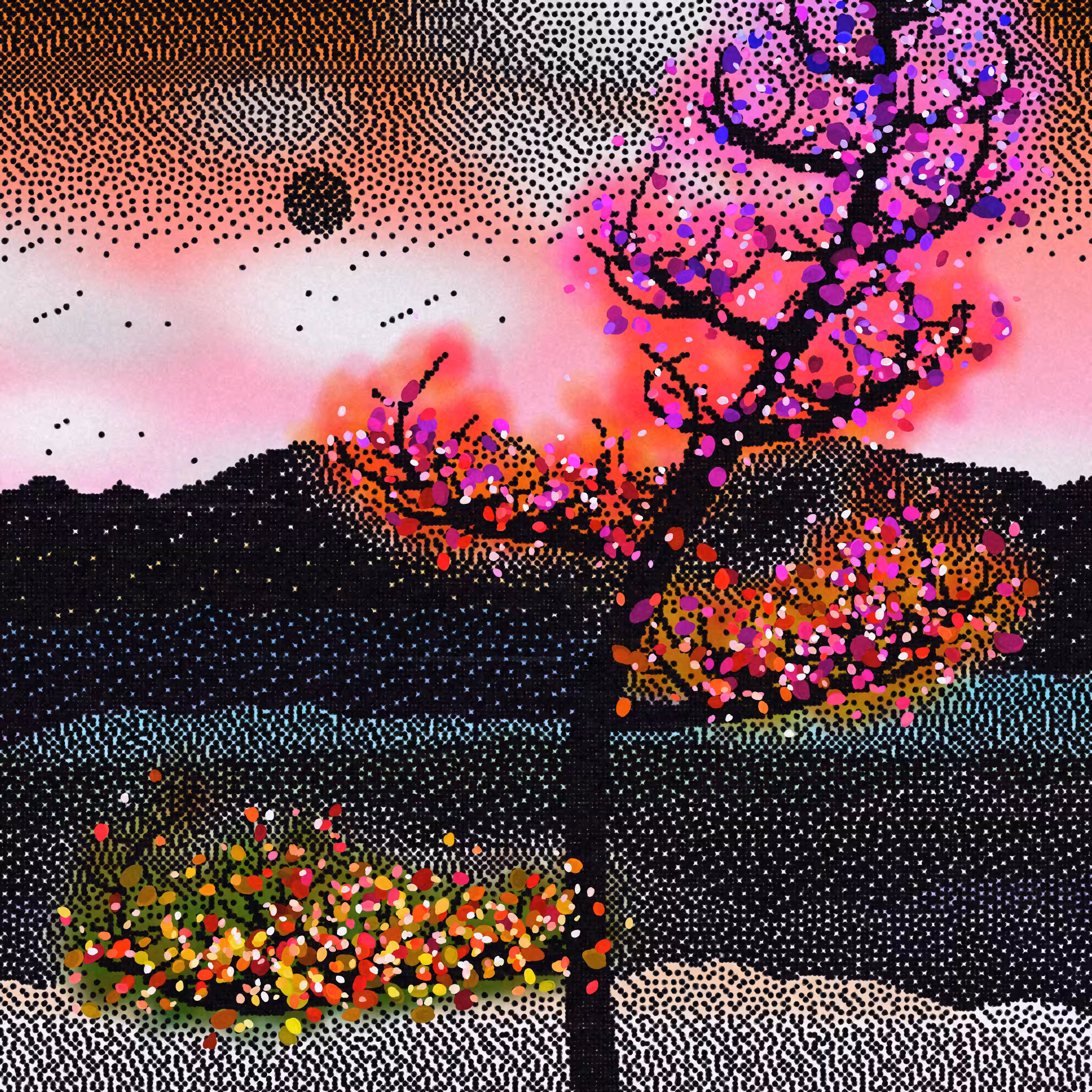 Dithered Branches #46