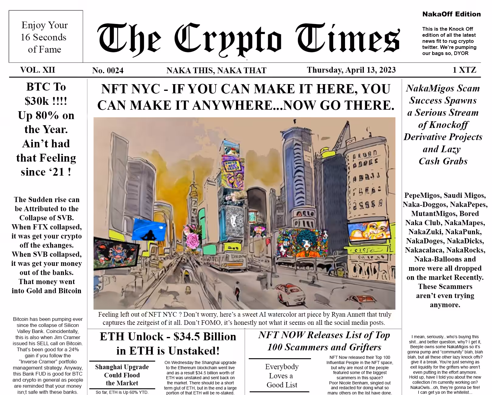 The Crypto Times 0024 - NakaOffs