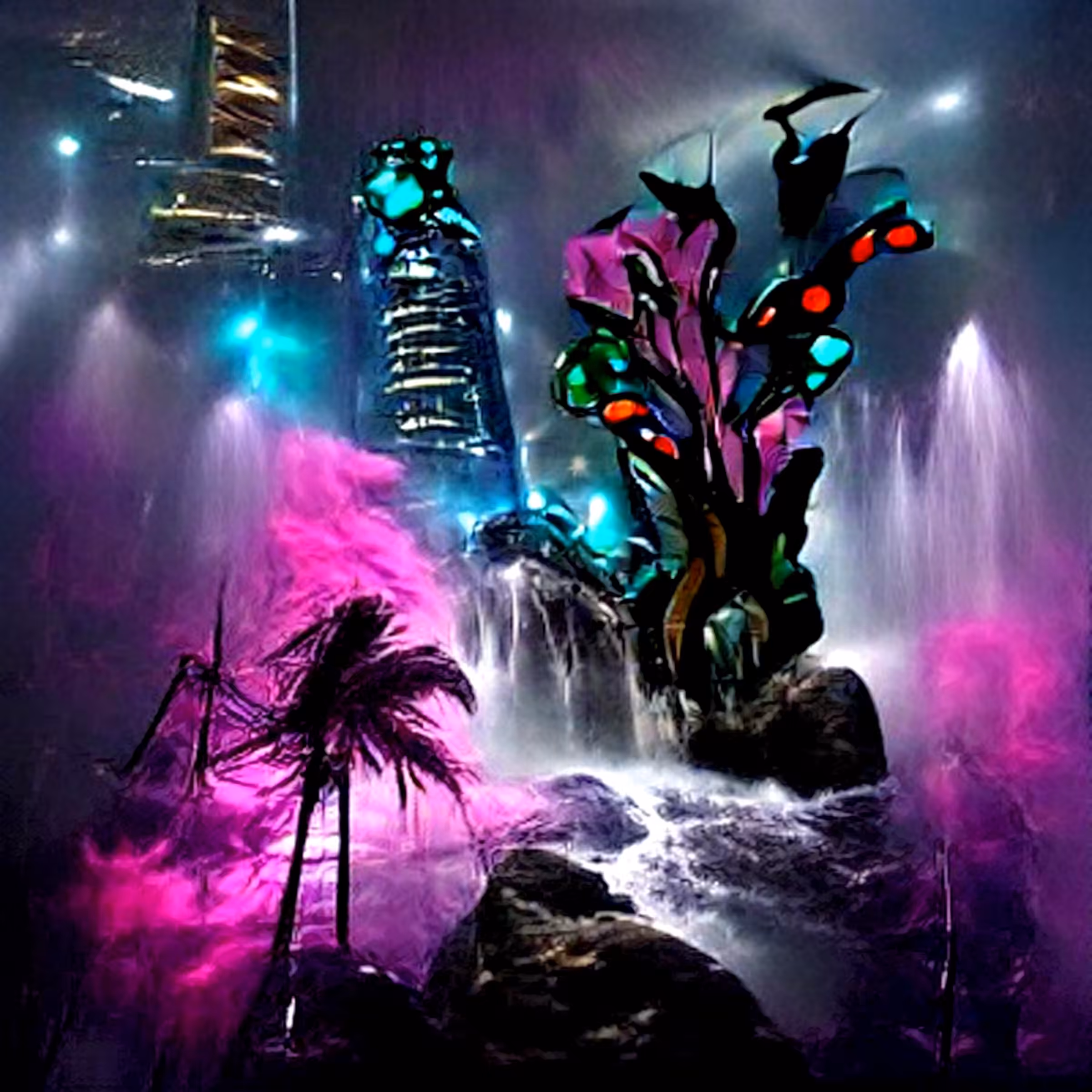 Futuristic: Misty Falls