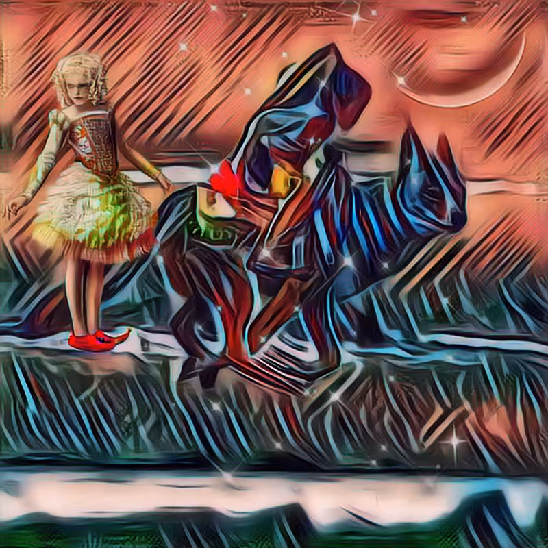 Coyote and girl