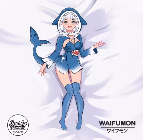 Waifumon Promo NFTs (Polygon) www.waifumon.com: SnarkySharkz Society - Waifumon Collab #1