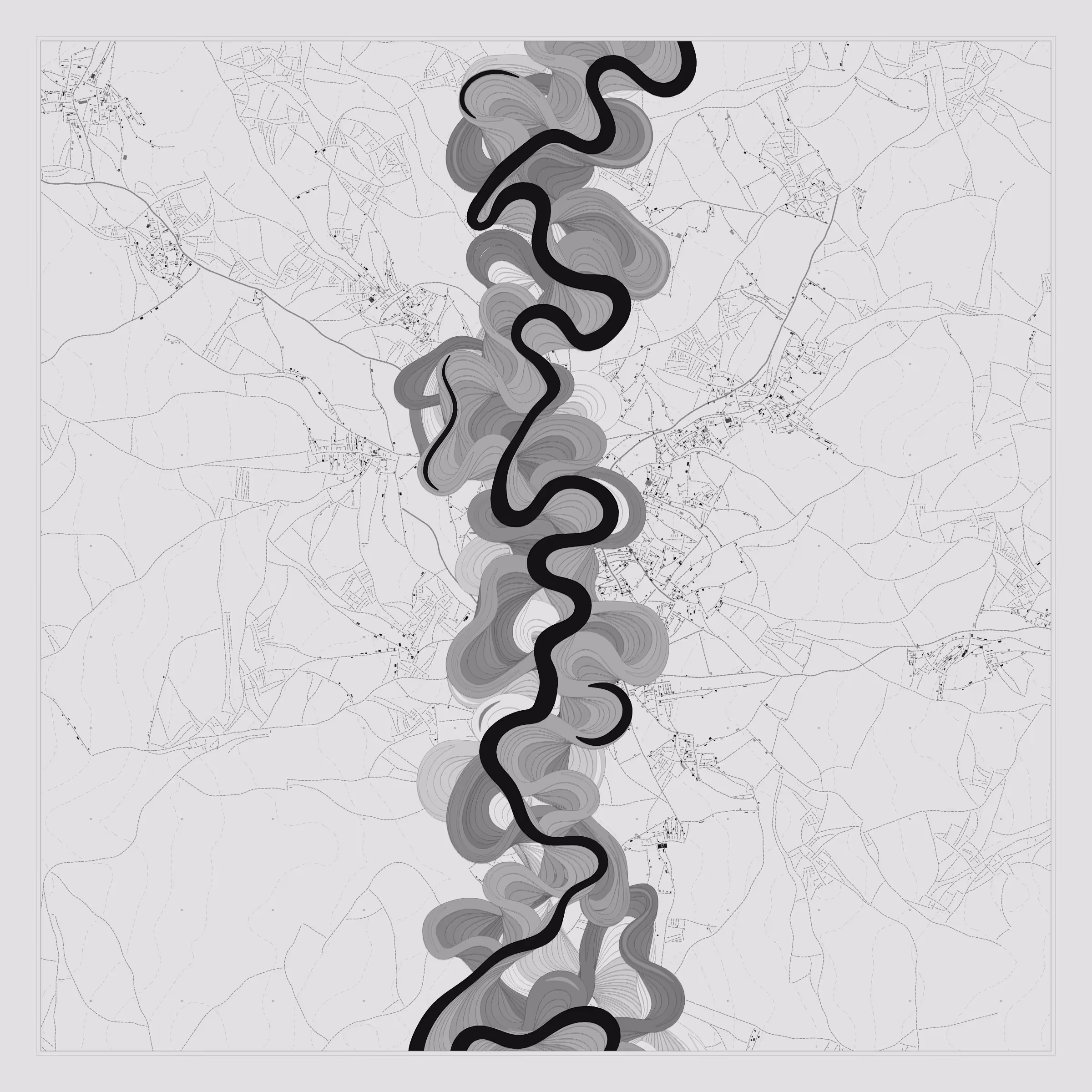 Ancient Courses of Fictional Rivers #742