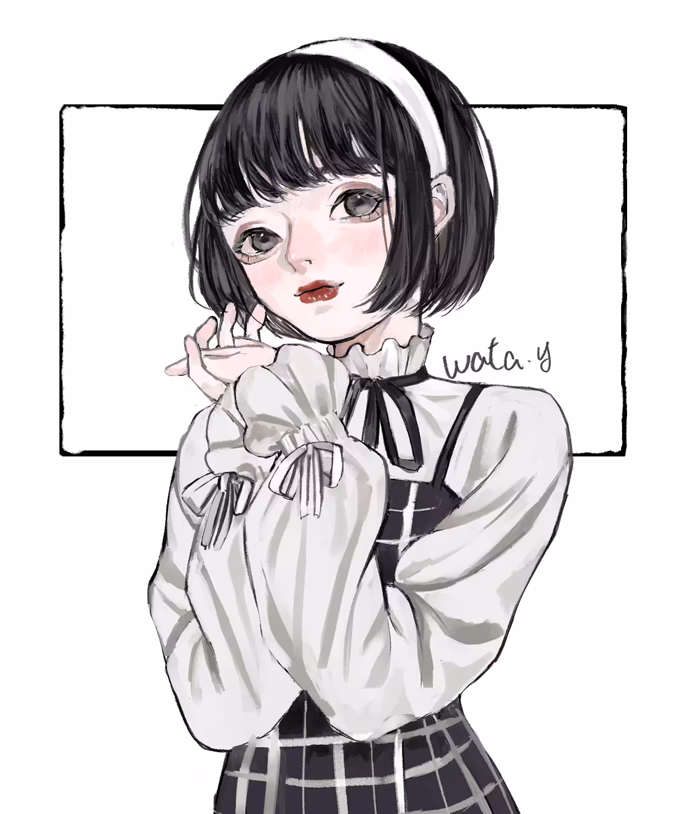 Bob hair girl　#1