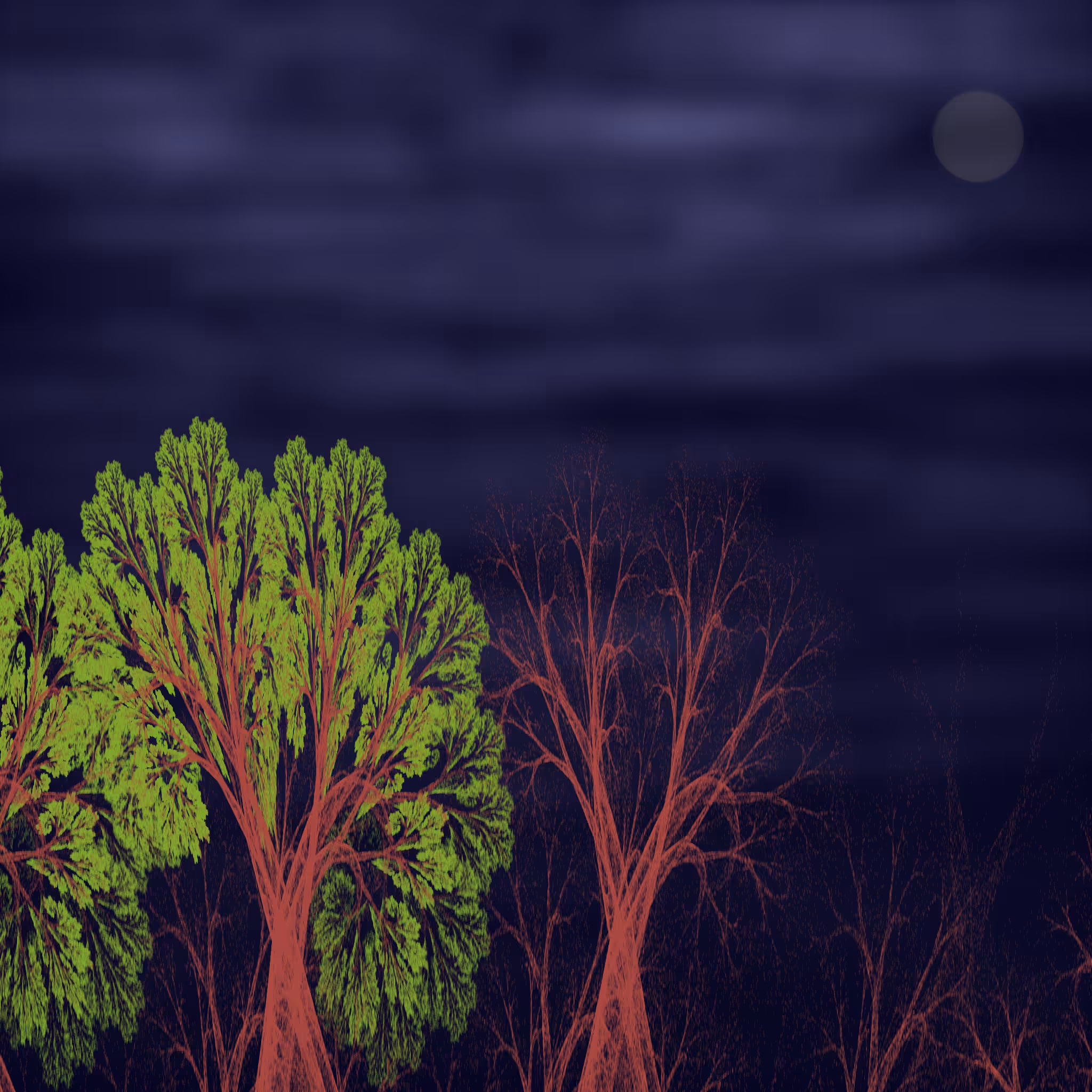 Chaotic Treescape #7