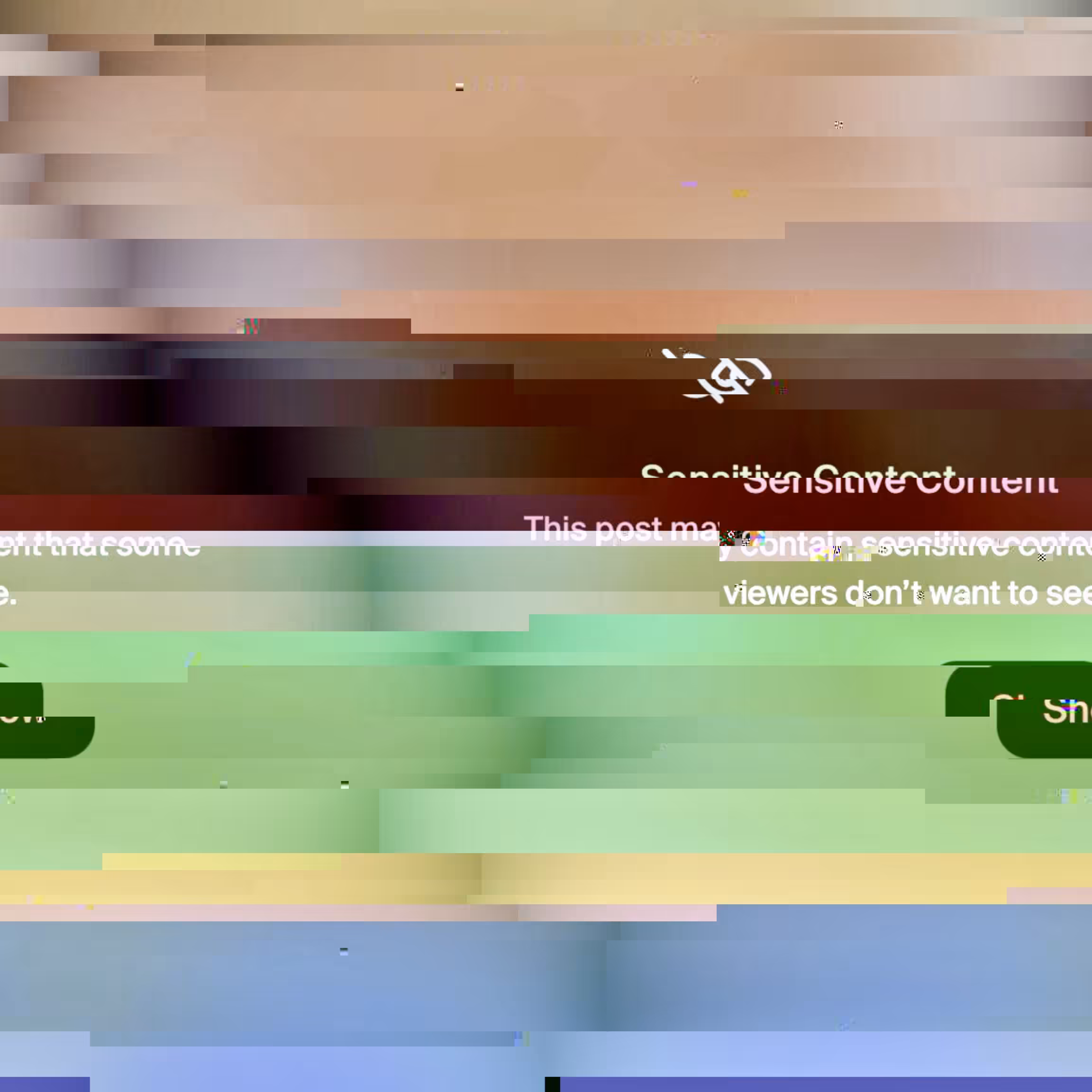 Rodeo posts: Sensitive Content