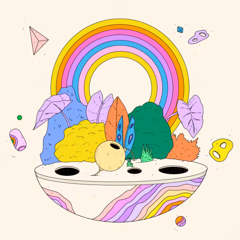 🌈🌴🪐 #226