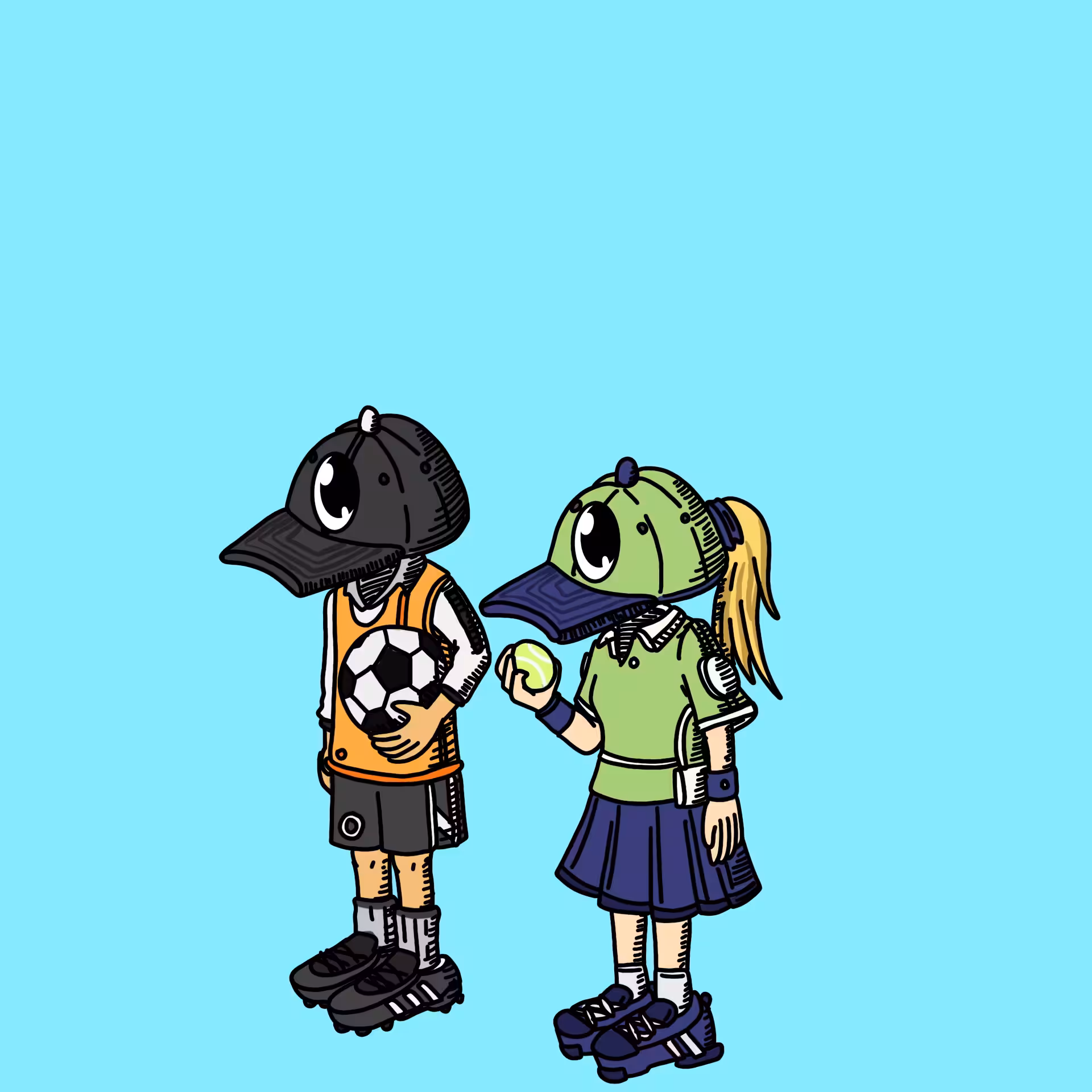 Ballboy&Ballgirl one eyed guy #00458