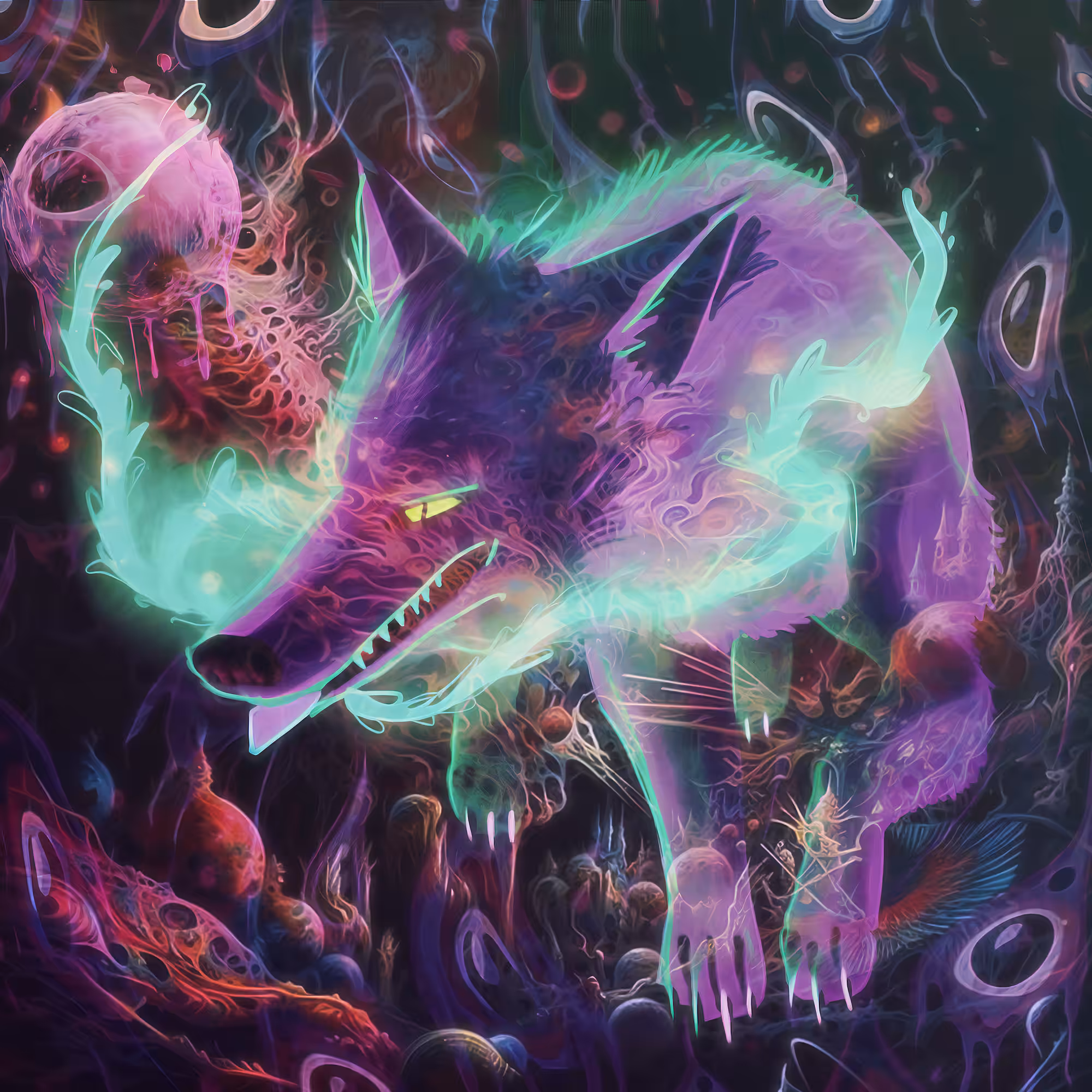 Green Smoke Fox Spirit