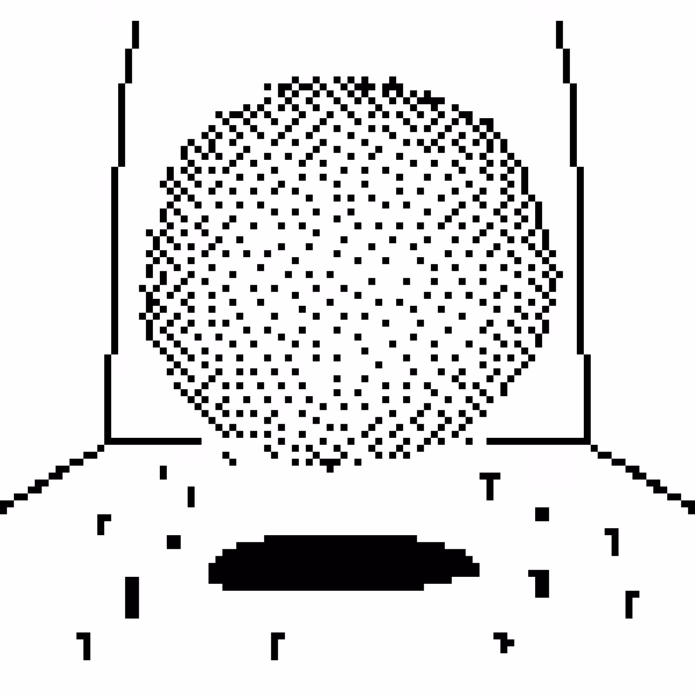 Hollow Pixels 18 - Sphere