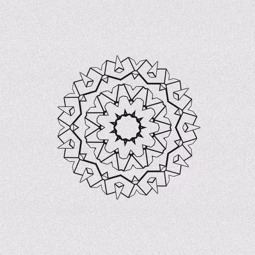 Monochrome Kaleido #21