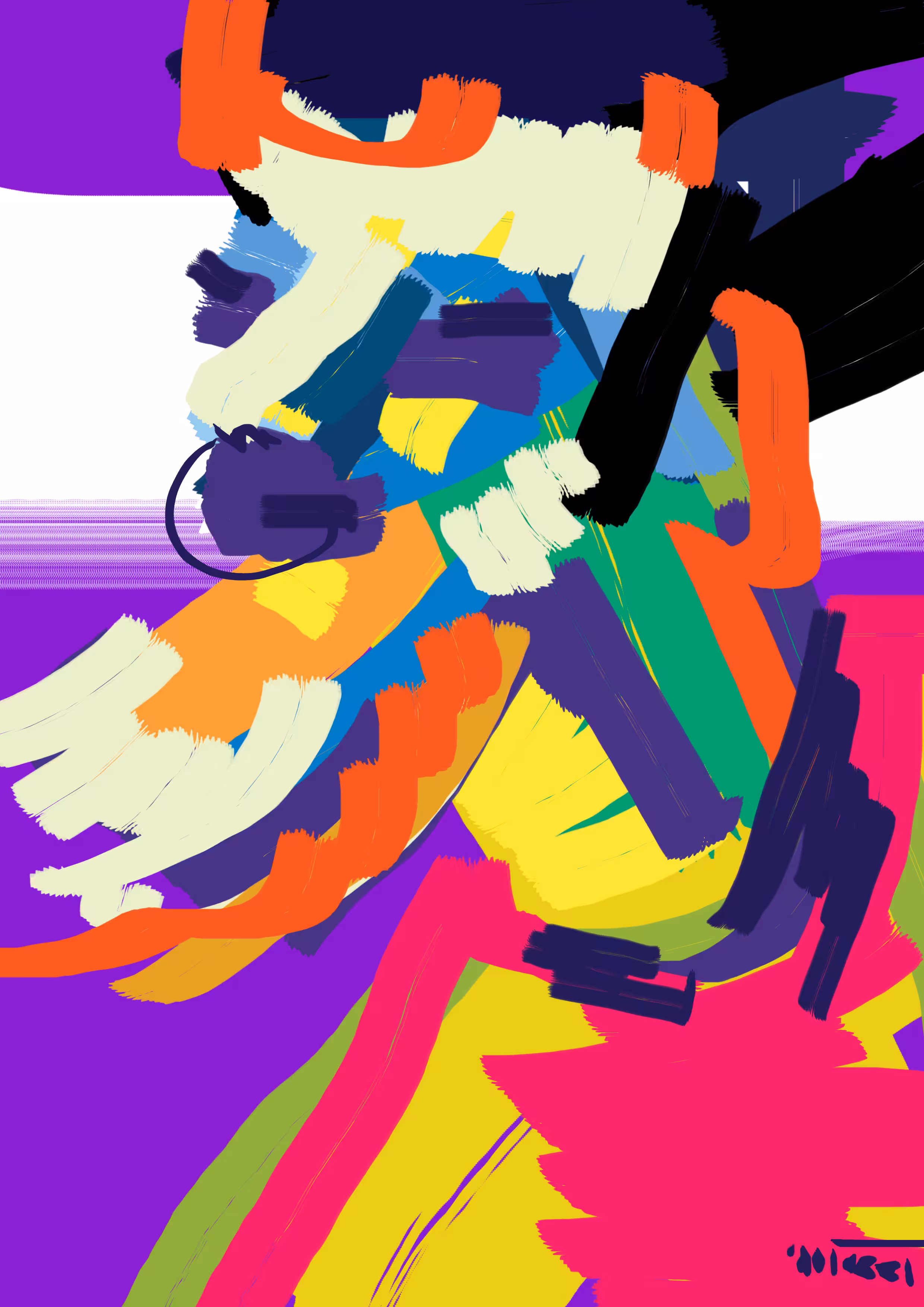 abstract portrait